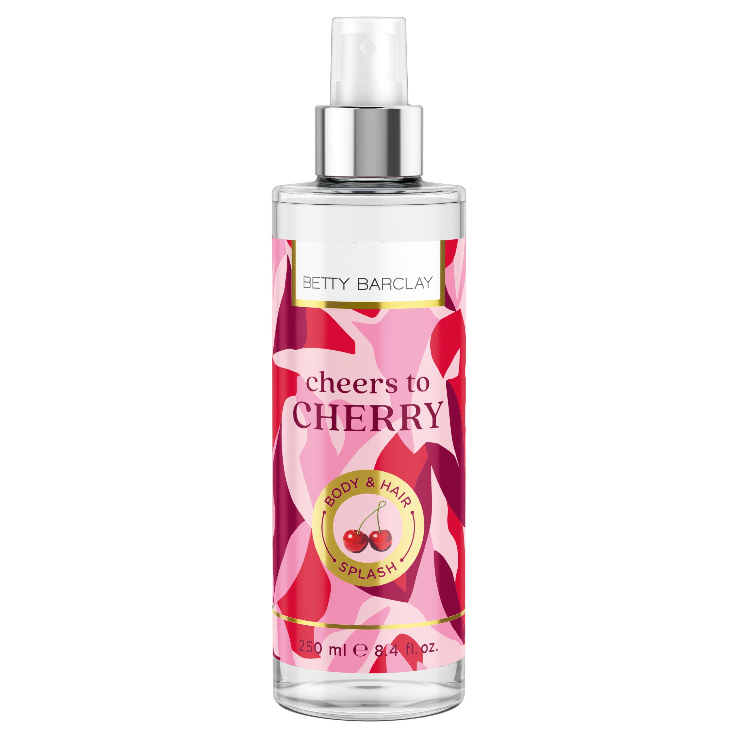 Betty Barclay Körperspray CHEERS TO CHERRY BODY SPLASH, 250 ml