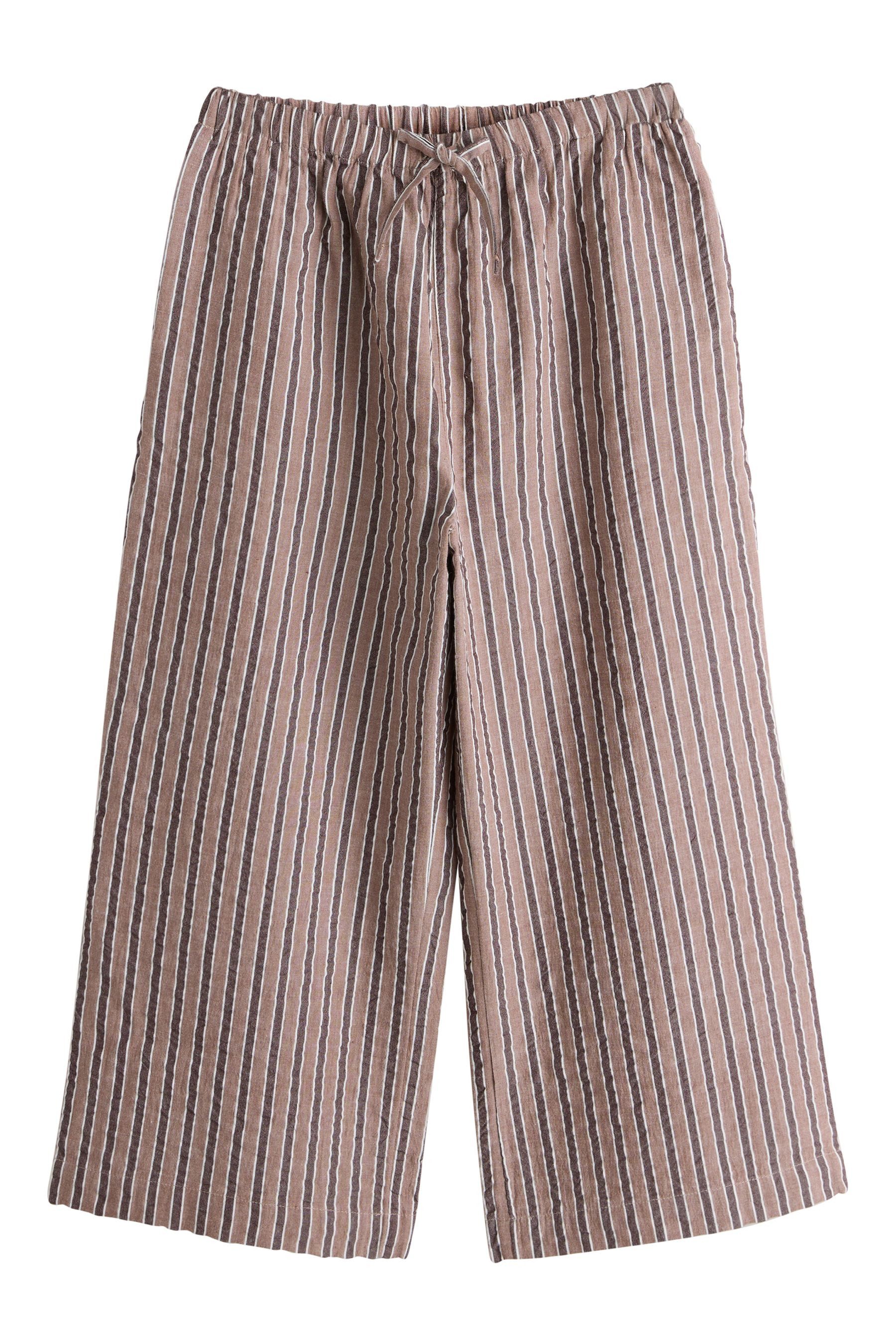 Palazzohose Schlupfhose mit weitem Bein