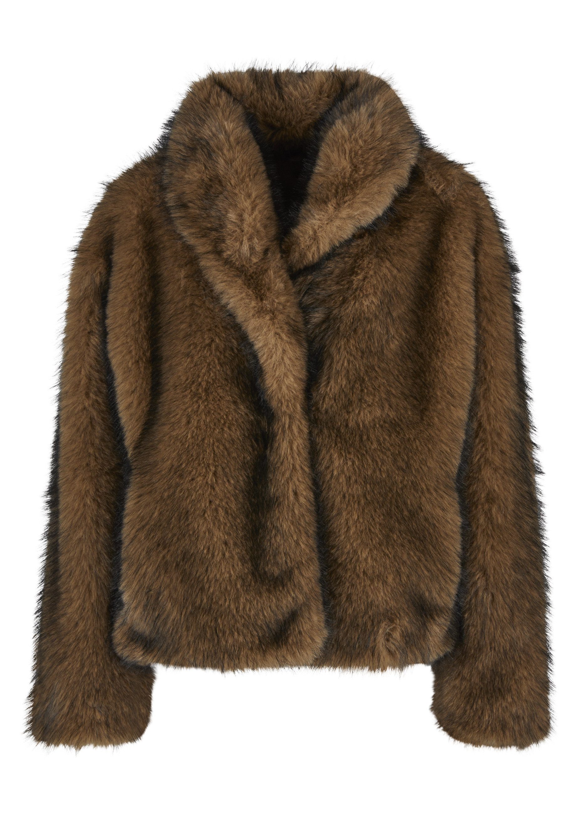 Winterjacke Urban Classics Ladies Short Faux Fur Jacket
