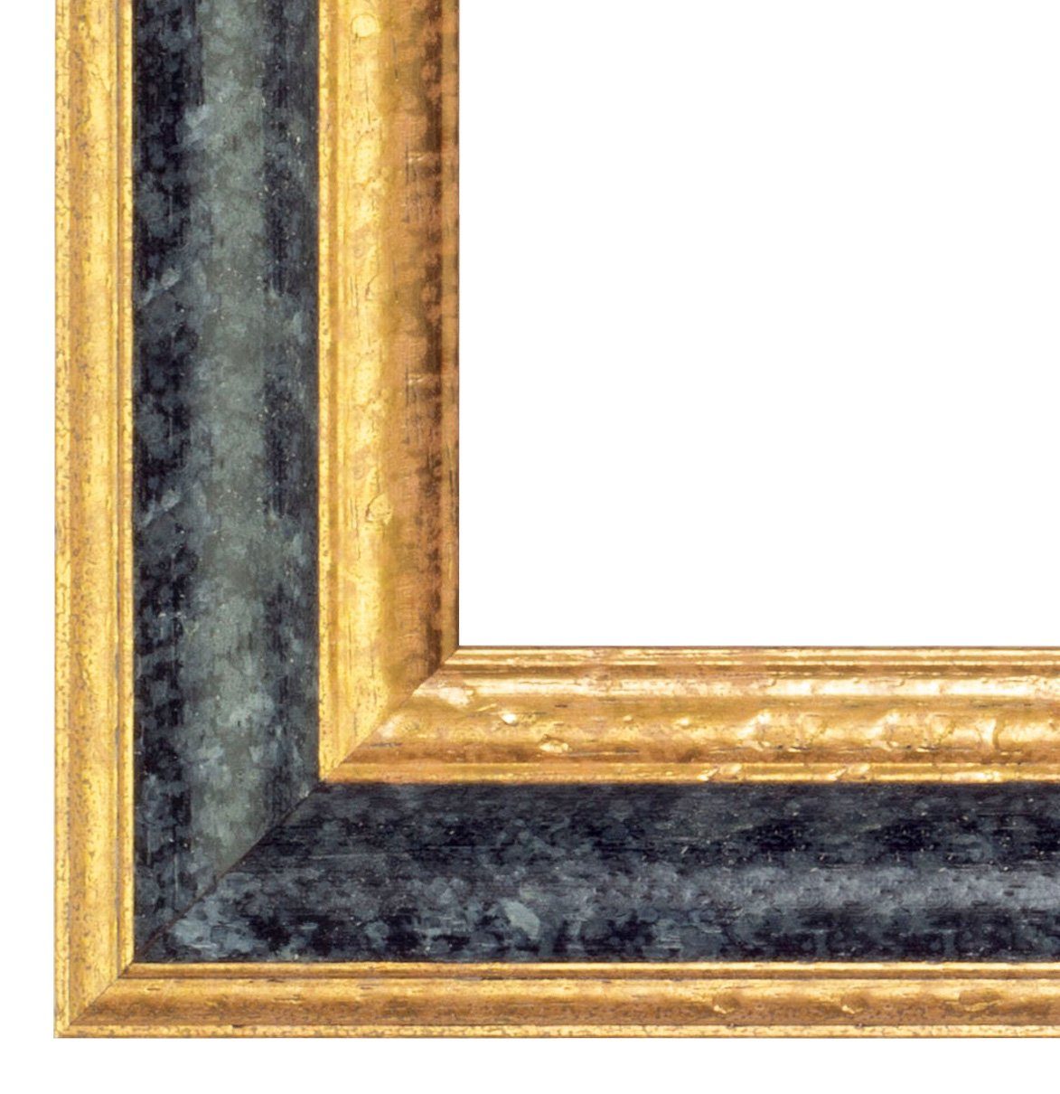 20x28 cm, BIRAPA Einzelrahmen Stück), Florenz, Schwarz (1 Gold, Holz Bilderrahmen