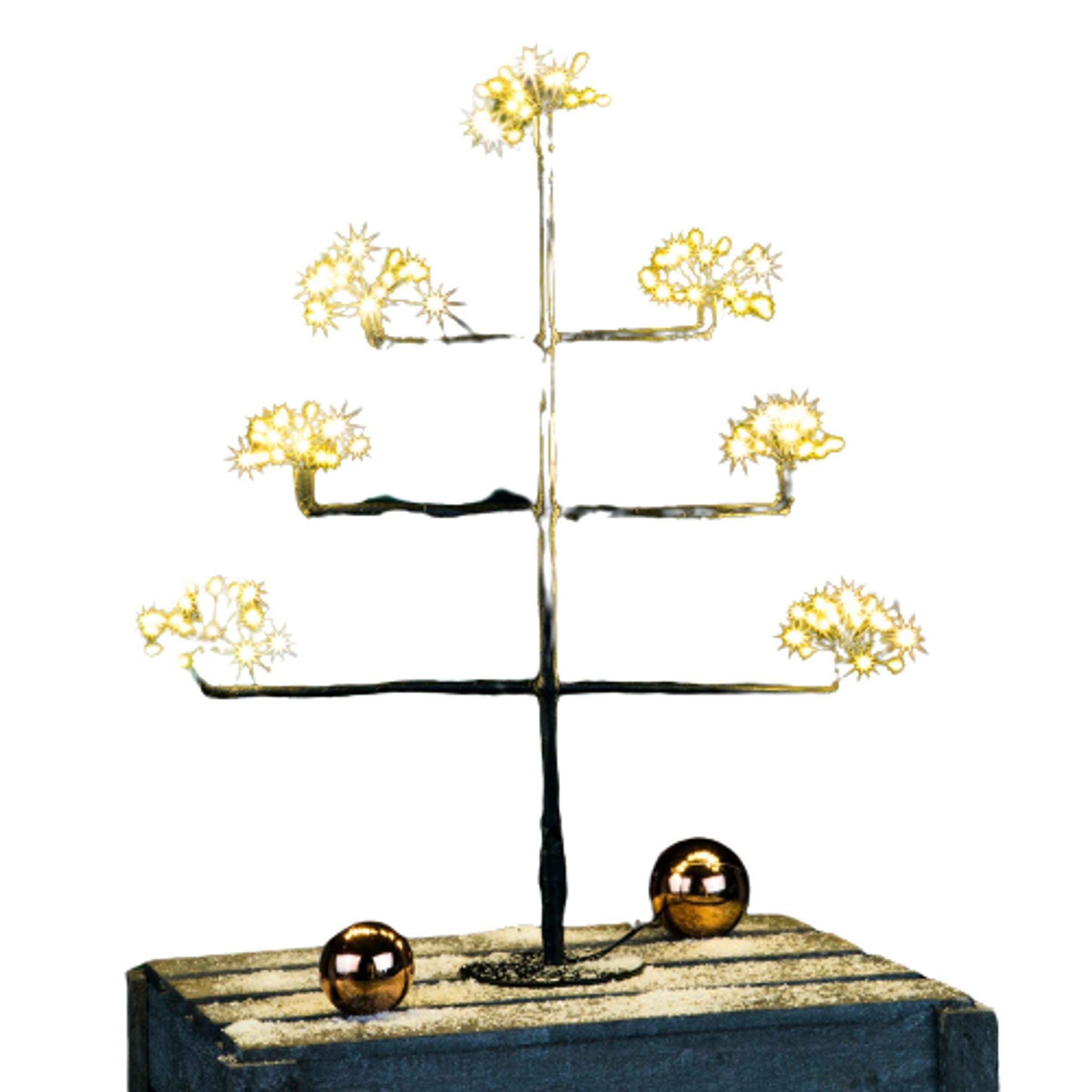 Baum mit 140 Gravidus Weihnachtsfigur Sterneffekt, Weihnachtsbaum LED