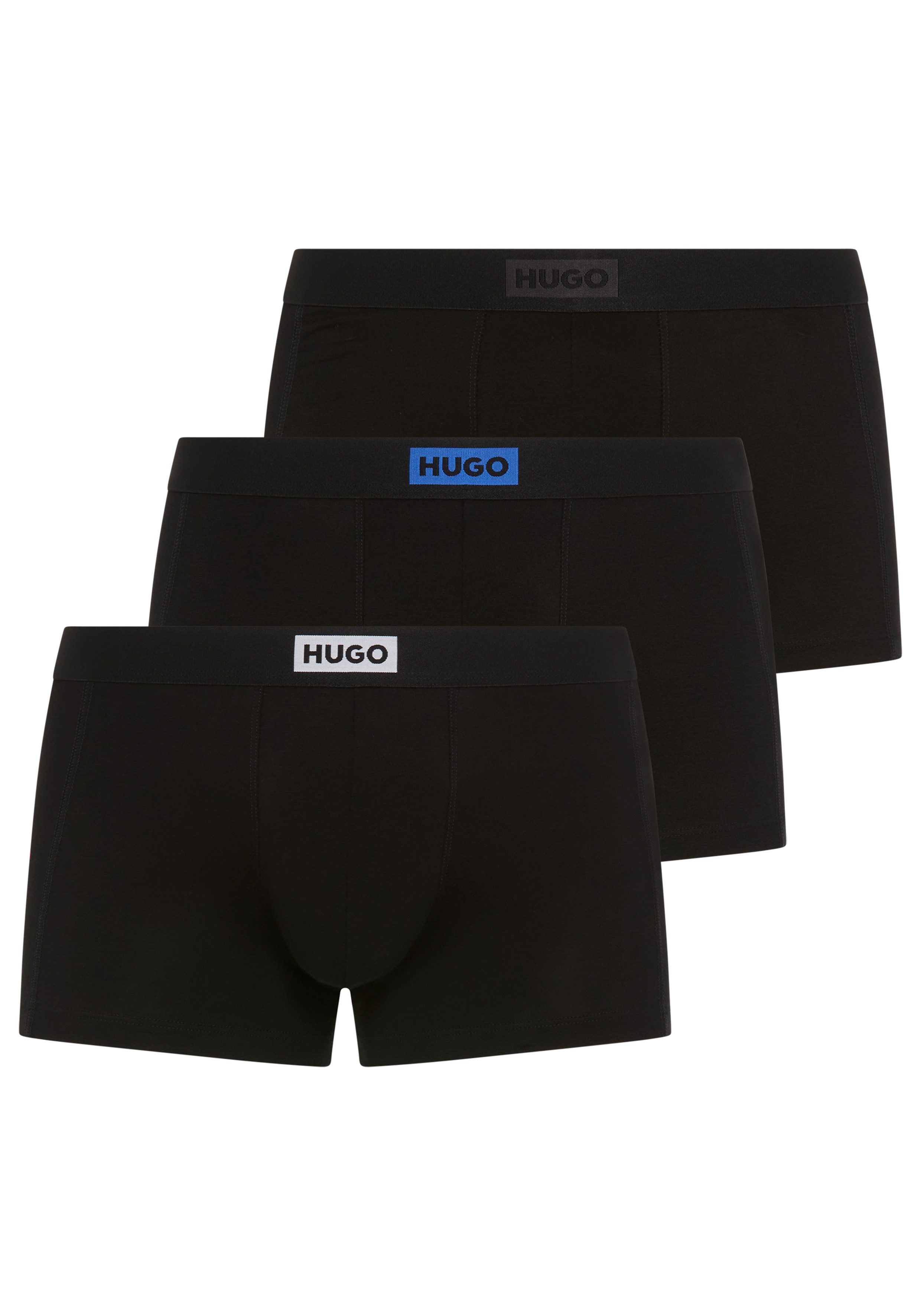 HUGO Trunk (Packung, 3-St) mit kontrastfarbigem günstig online kaufen