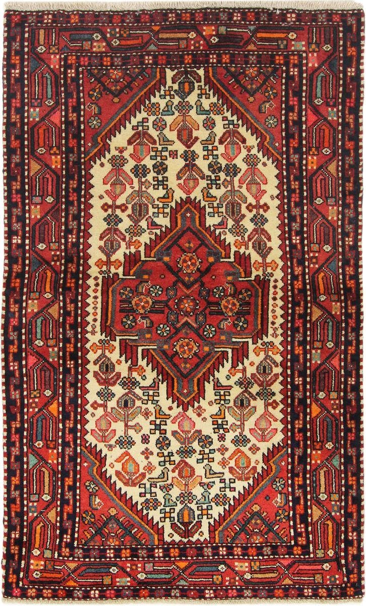 Orientteppich Hamadan 107x178 Handgeknüpfter Orientteppich / Perserteppich, Nain Trading, rechteckig, Höhe: 8 mm | Kurzflor-Teppiche