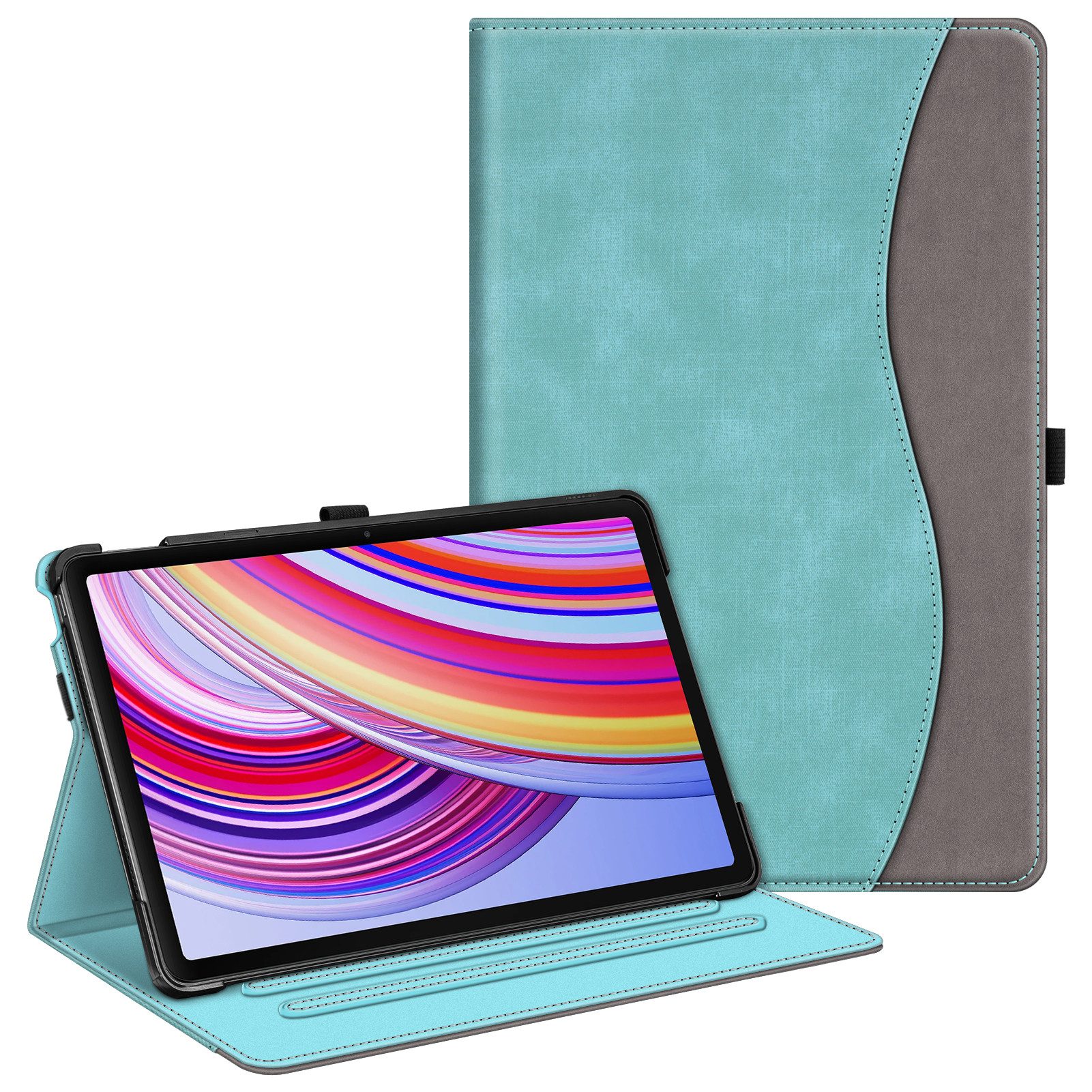 Fintie Tablet-Hülle für Xiaomi Redmi Pad Pro 12.1 Zoll 2024, Multi-Winkel Betrachtung, Schutzhülle mit Dokumentschlitze Auto Schlaf/Wach Funktion