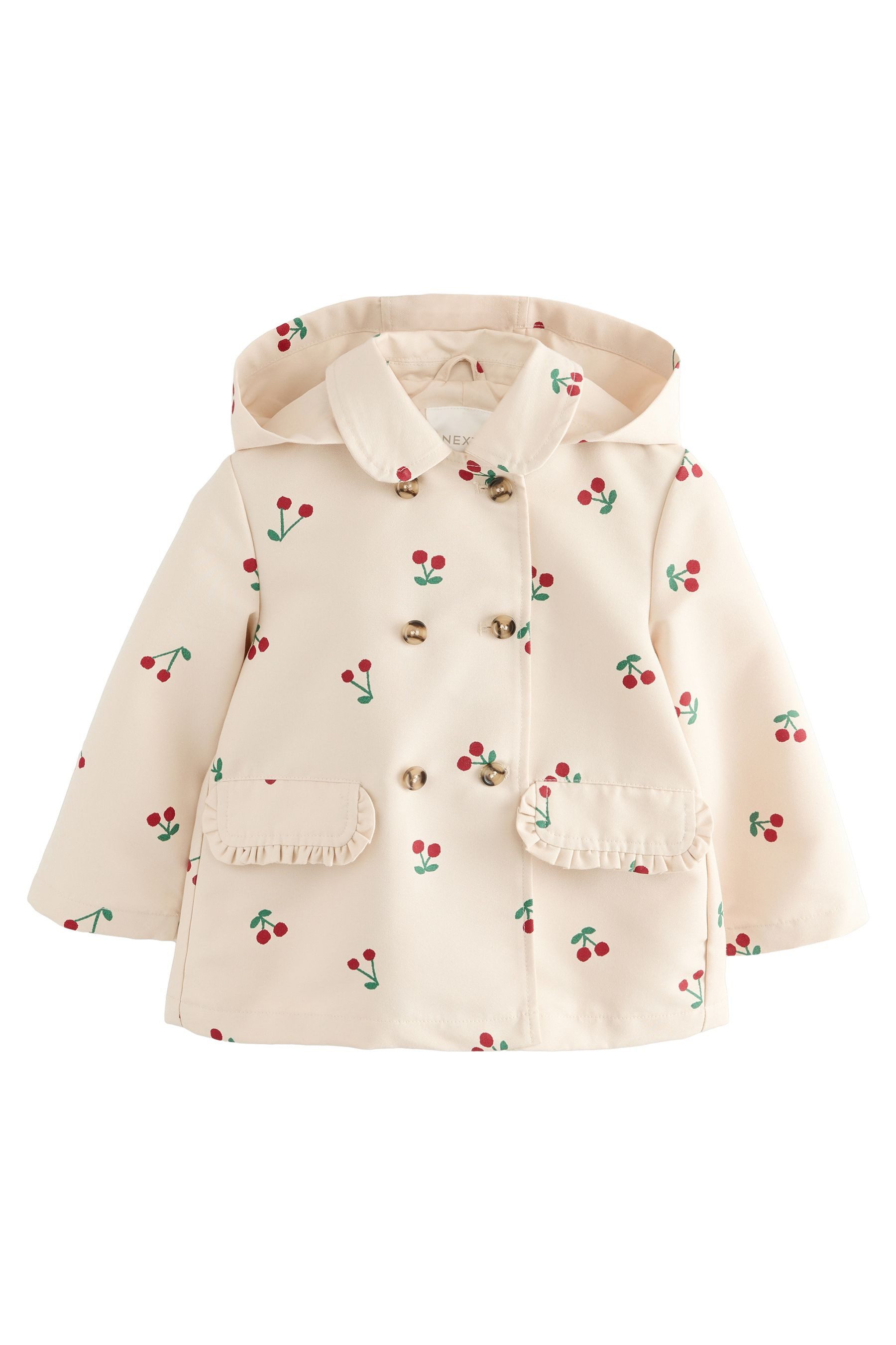 Next Trenchcoat Wasserabweisender, gemusterter Trenchcoat (1-tlg) günstig online kaufen