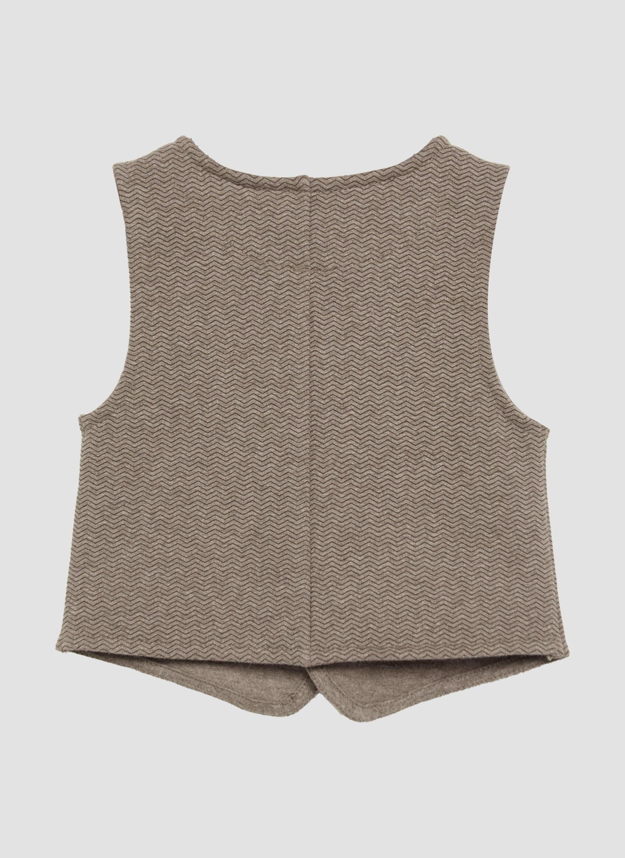 s.Oliver Funktionsweste Indoor-Weste Festive Weste aus Sweatstoff