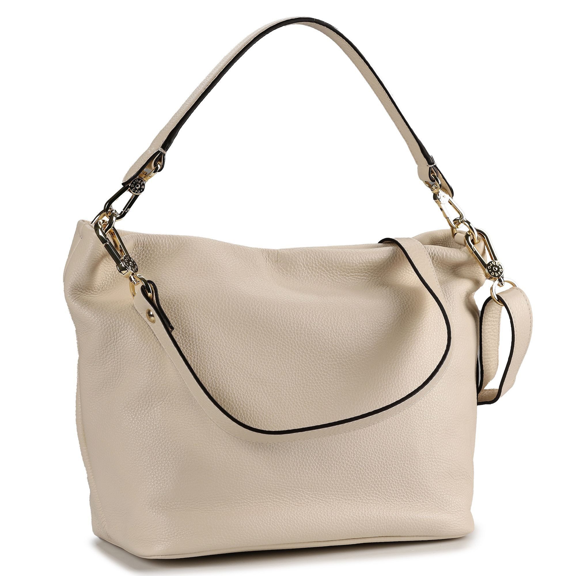 Abro Schultertasche Ebony, Leder