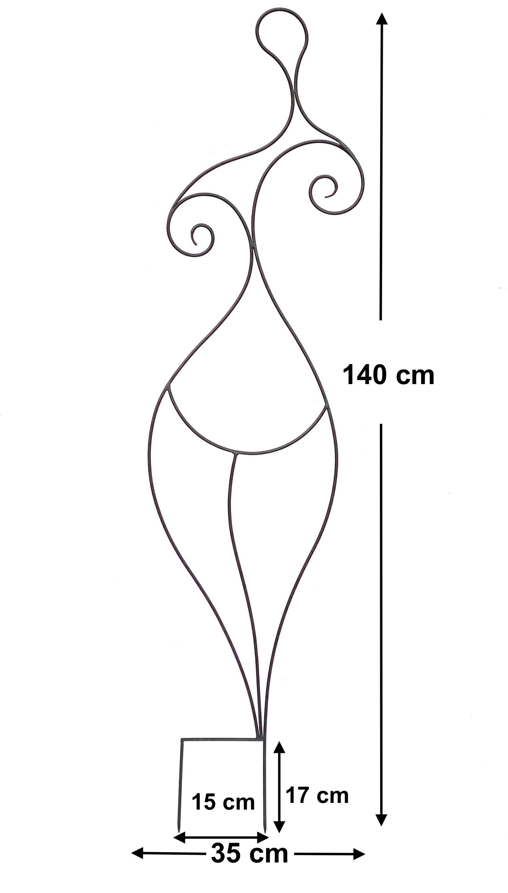 DanDiBo Rankhilfe Metall Rankgitter 140 cm günstig online kaufen