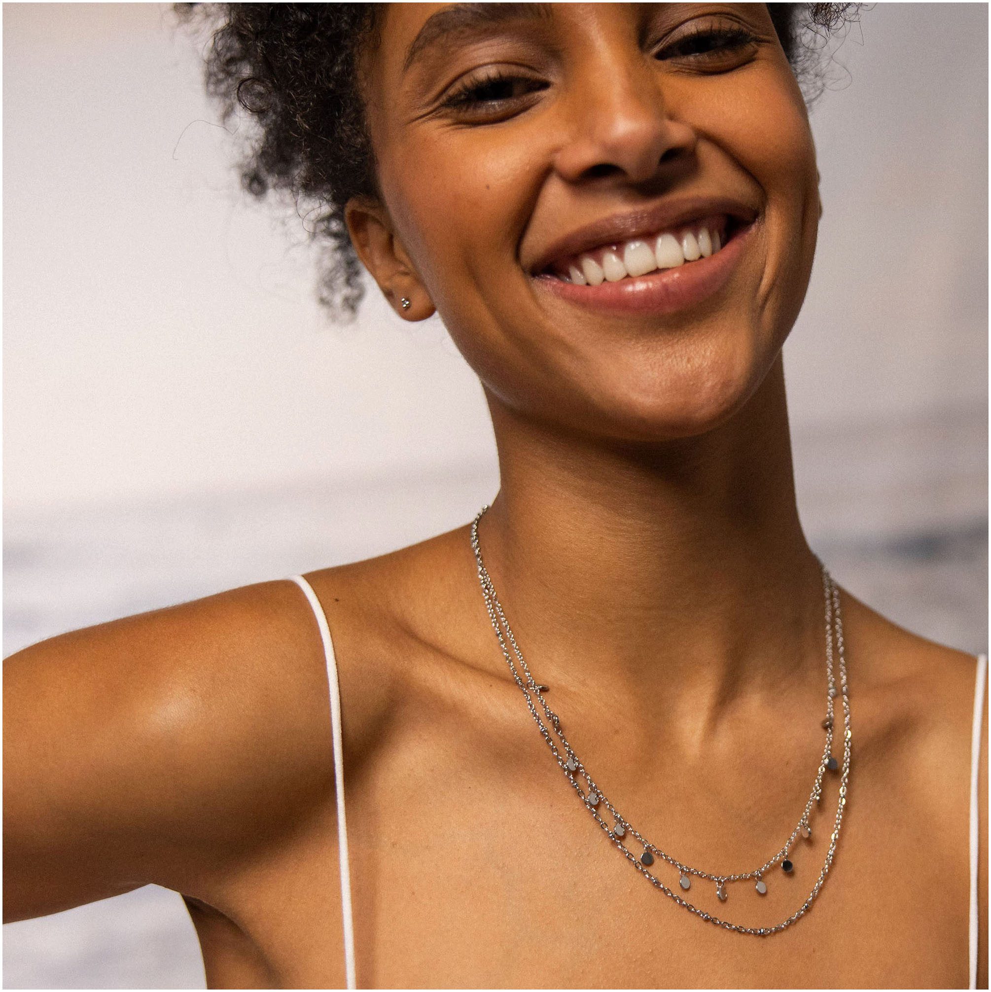 Purelei Kette mit Anhänger Schmuck Geschenk Plain Lyering Kette