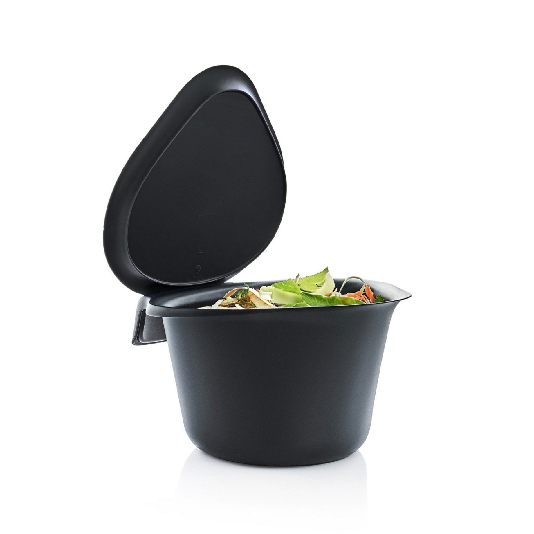 TUPPERWARE Vorratsdose Tupperware Küchenhelfer Adretto Tischmüll 2,5 L schwarz