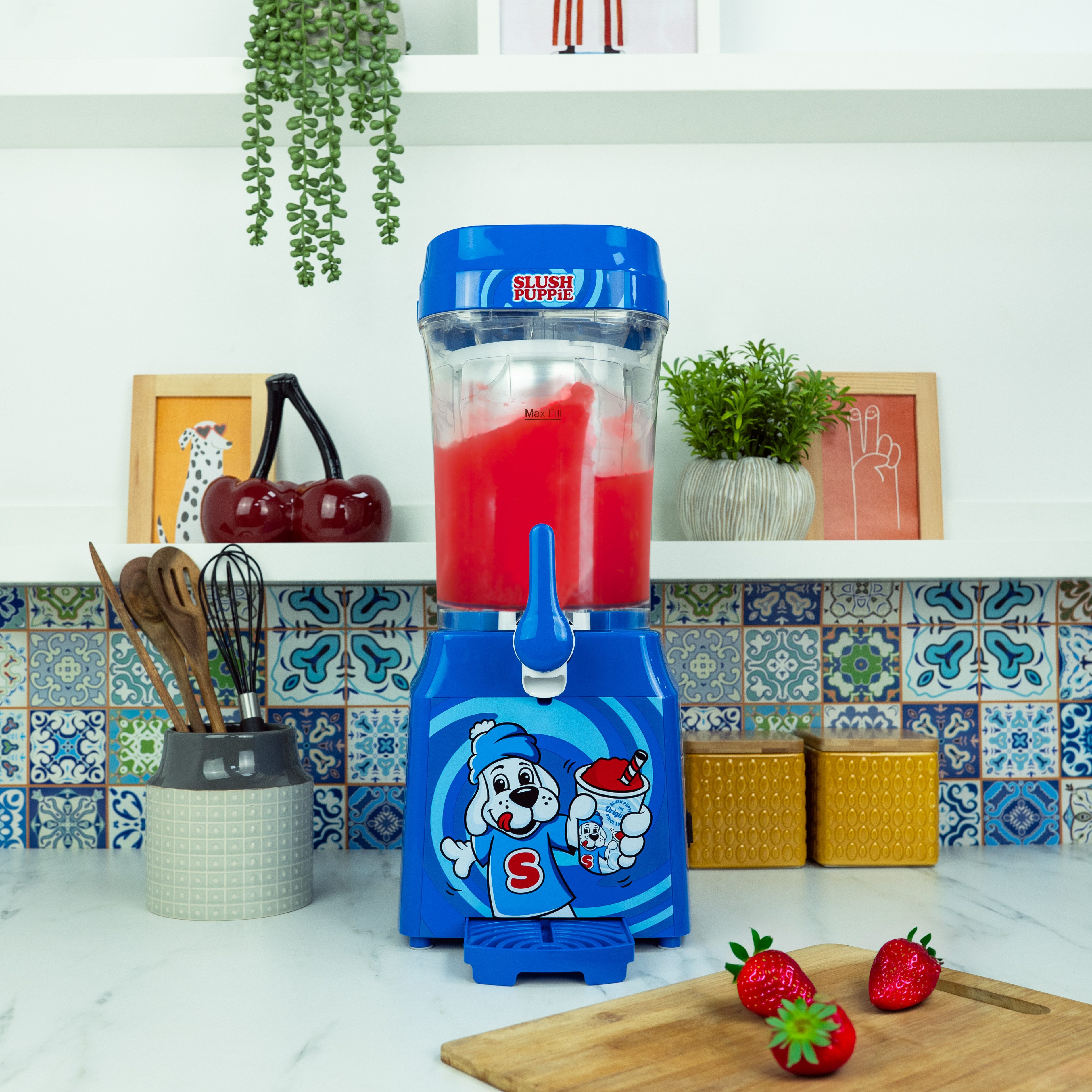 Fizz creations Slush-Eismaschine Slush Puppie Slushie Maker für erfrischende Slushys & Cocktails, 1 l, 20 W – Bild 5 von 5