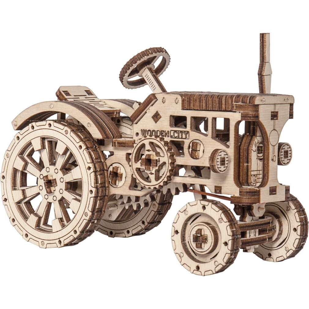 Wooden City 3D-Puzzle 3D-Puzzle Traktor 164 Teile, Puzzleteile