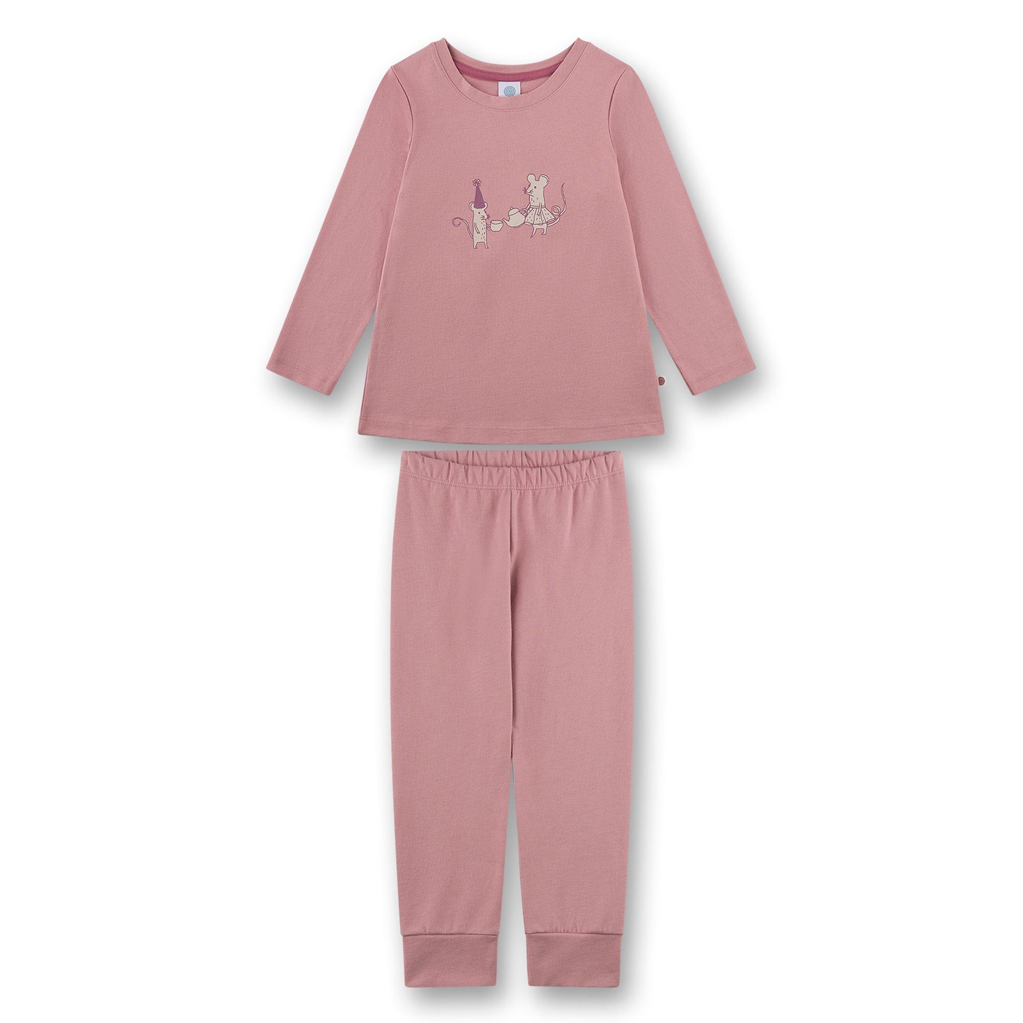 Sanetta Pyjama Mädchen Pyjama Baumwolle (2 tlg)