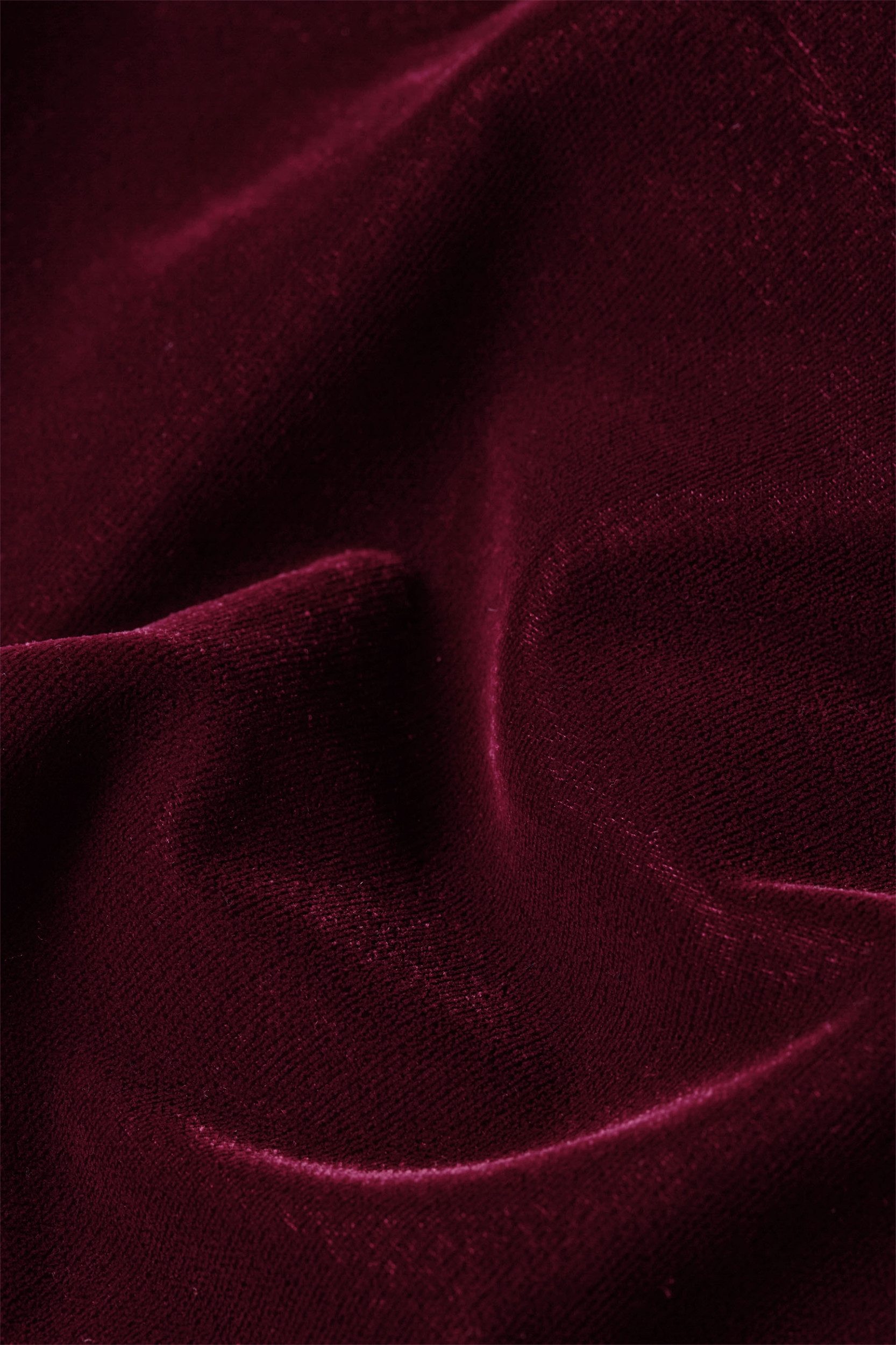 King Louie Stoffhose ? Stoffhose Damen ? elegante Samthose ? weite Hose aus Samt