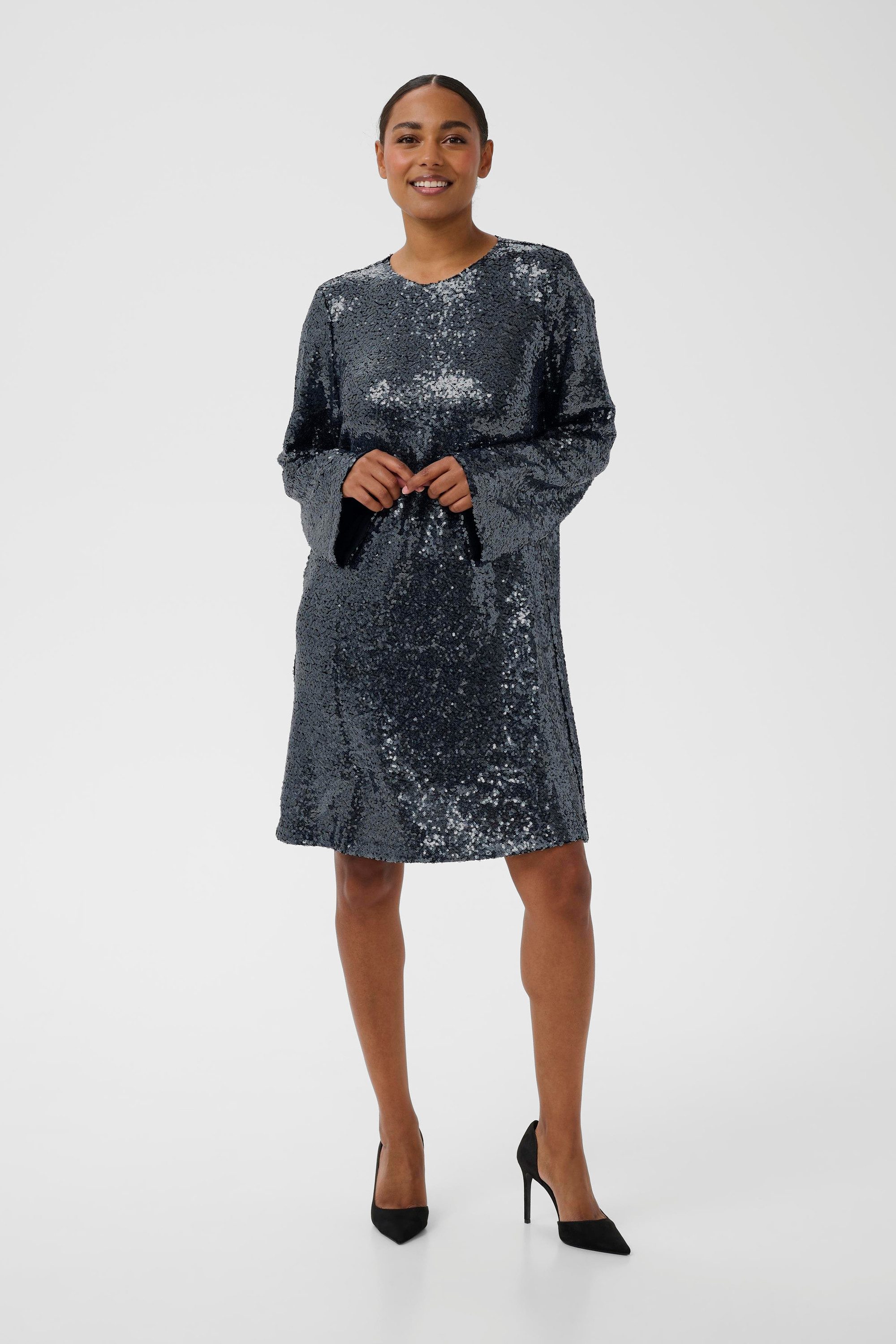 KAFFE Strickkleid Kleid KAlau