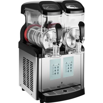 Royal Catering Slush Maker Slush-Maschine - 2 x 6 Liter - -20 °C - Ice-Cream-Funktion, Stahl, Kunststoff (Polycarbonat)