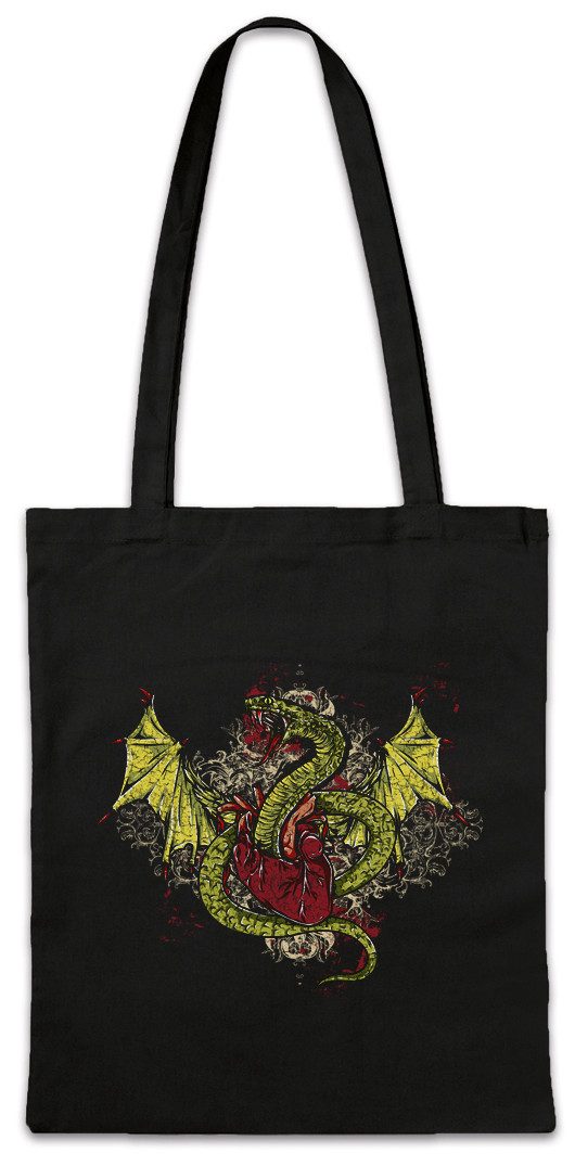 Urban Backwoods Beuteltasche Vampire Snake Stofftasche Serpent Snake Schlange Vampir Dragon Bat (1-tlg), Fledermaus Drache Drachen Bat