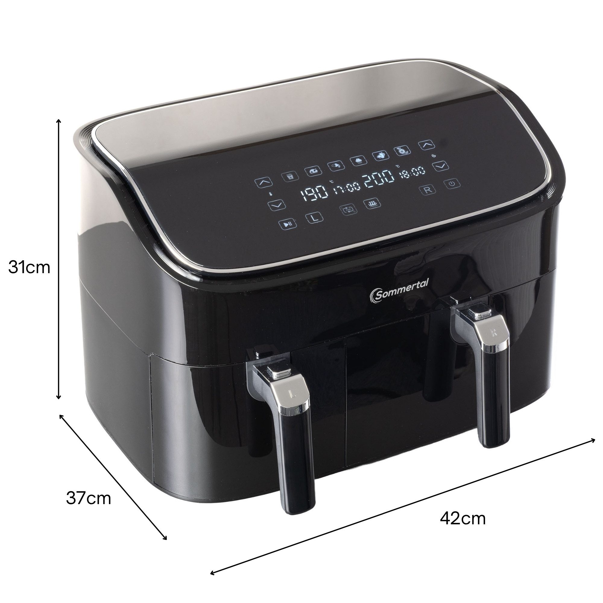 Sommertal Heißluftfritteuse, 2850 W