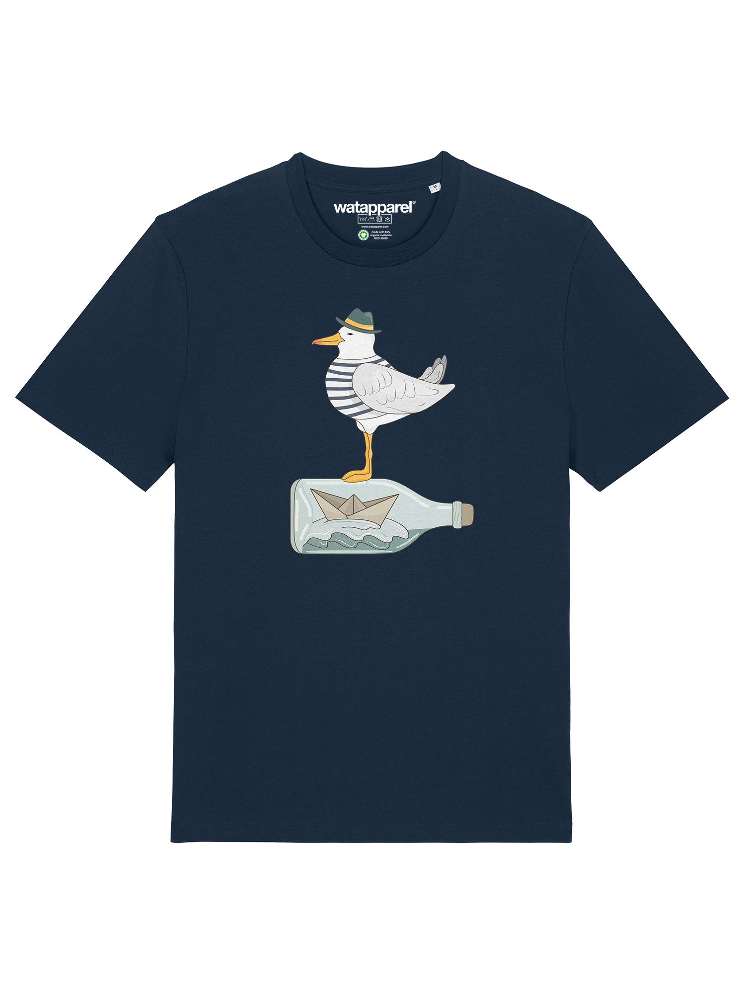 wat? Apparel T-Shirt Möwe mit Hut günstig online kaufen