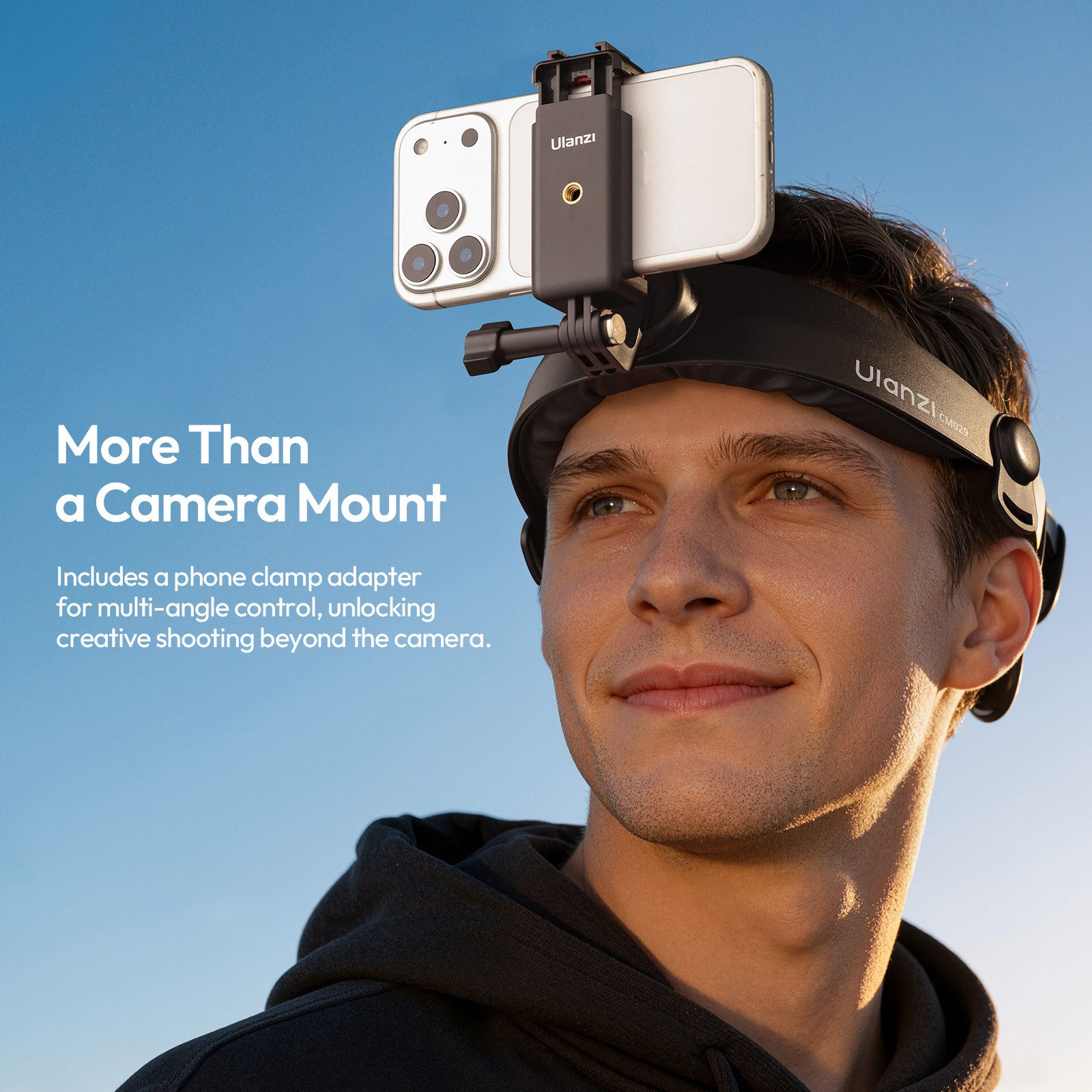 ULANZI Halterung Ulanzi CM029 Kopfband Halterung für Action Kameras & Smartphones