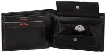 Red Baron Geldbörse RB-WT-003-01, Kreditkartenfächer, Münzfach mit Druckknopf, Sichtfächer