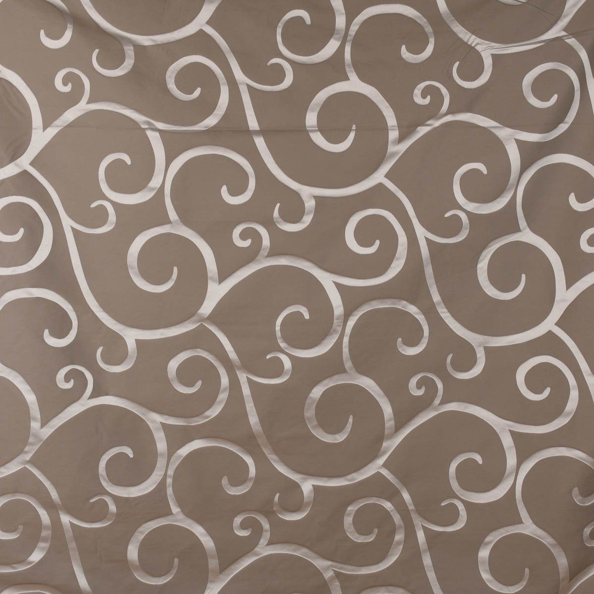 Thumbnail - Rasch TEXTIL Stoff Rasch Textil Dekostoff raumhoch Curl Ranken Schnörkel grau 300cm, überbreit