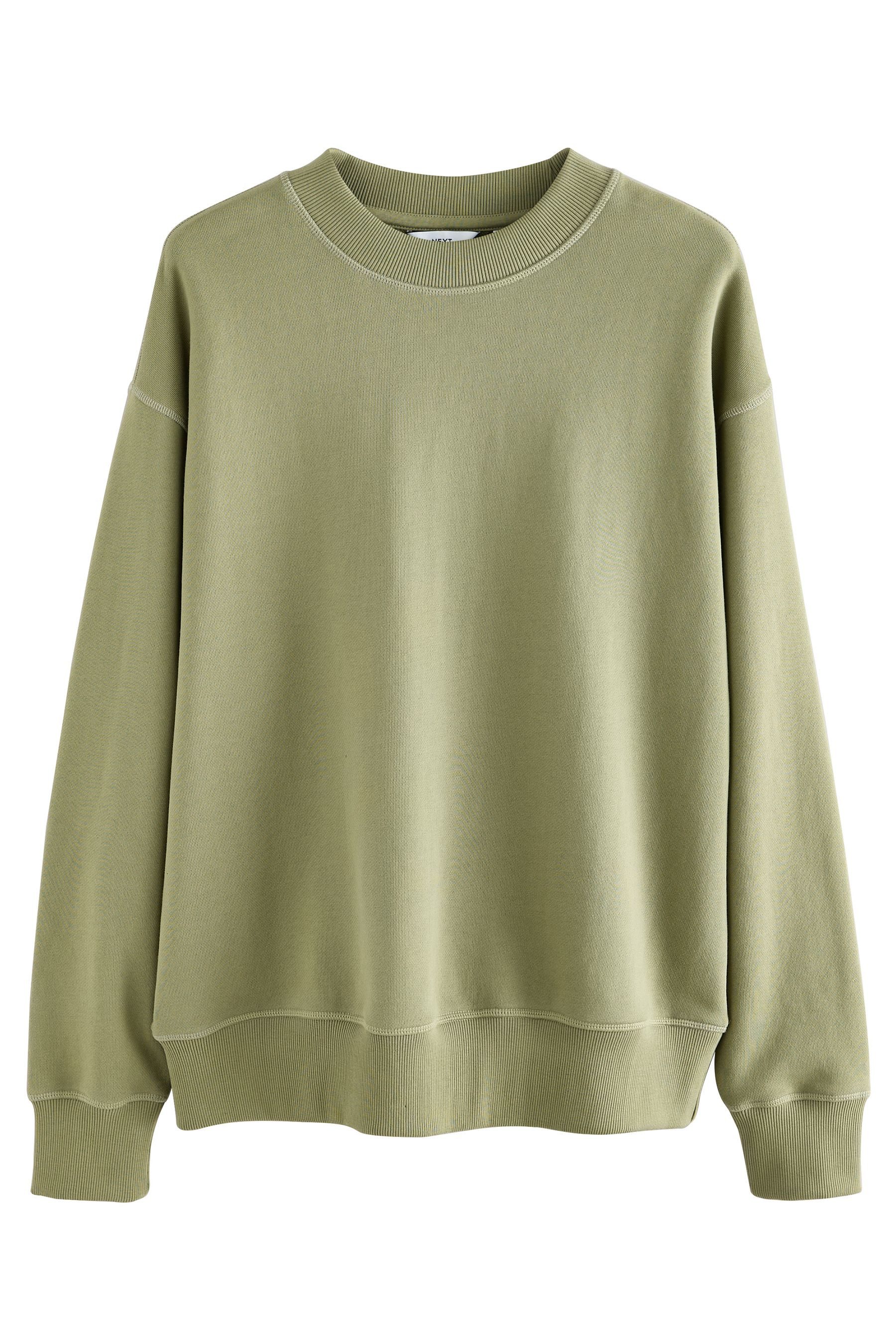 Next Sweatshirt Superschweres Sweatshirt mit Rundhalsausschnitt (1-tlg)