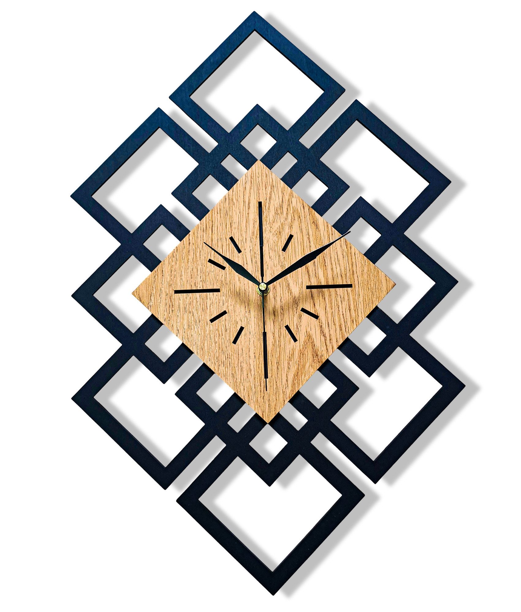 ORNAMENTI Wanduhr Groß, modern Wanduhr, Holz, günstig online kaufen
