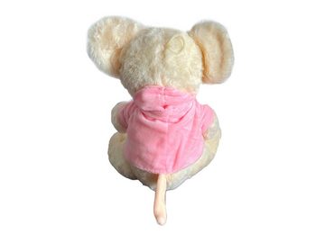 Geschenketorten-Gebhardt Kuscheltier Plüsch Maus mit Chromshirt 25cm blau und rosa