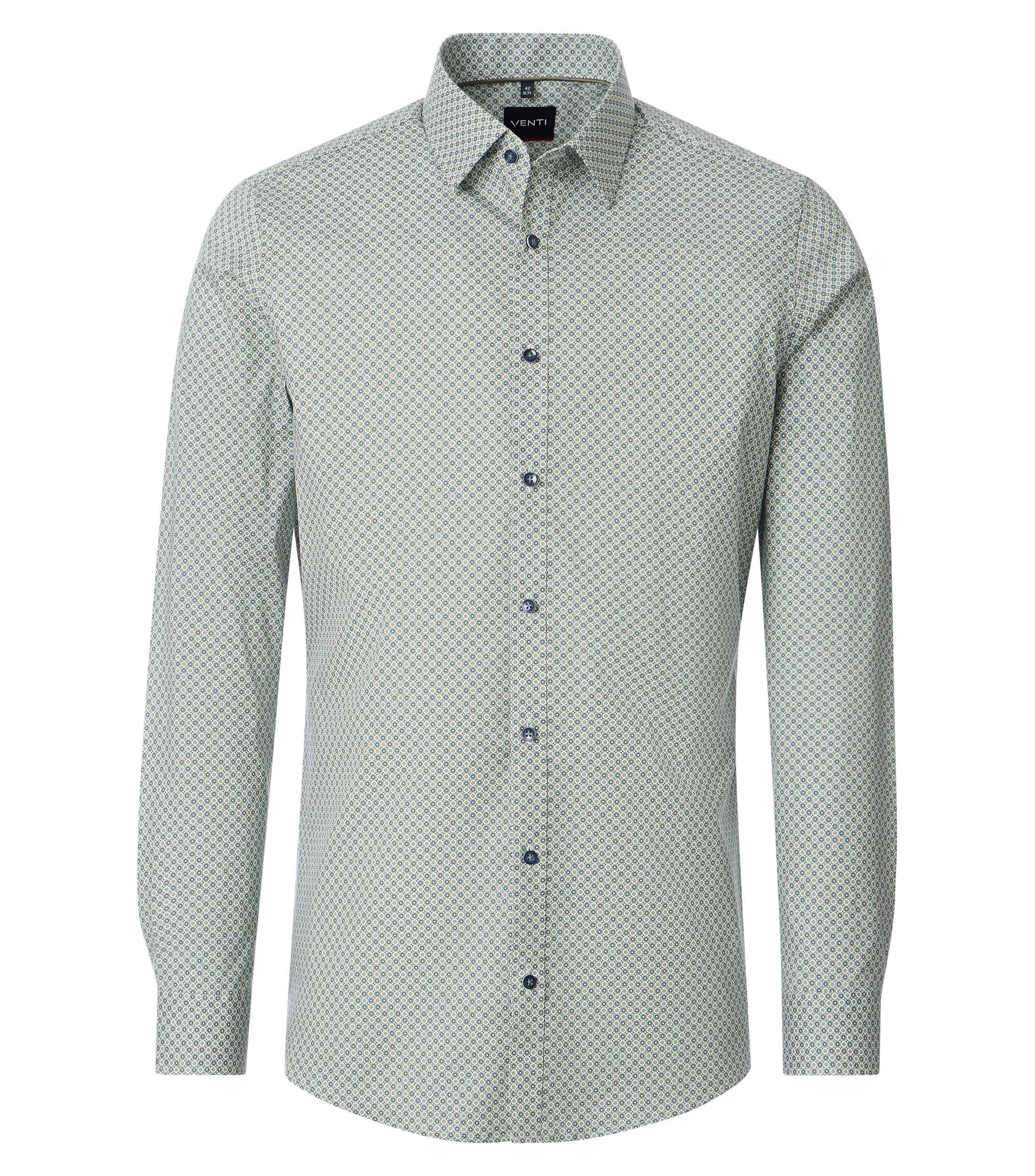 VENTI Businesshemd VENTI Businesshemd Langarm Print