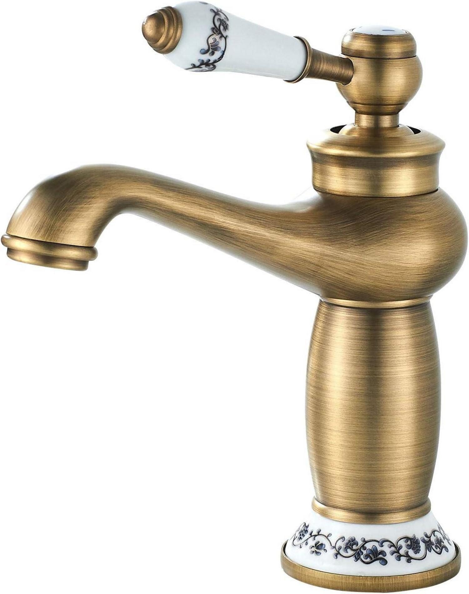 LuxusKollektion Waschtischarmatur Wasserhahn Retro Bronze Waschtischarmatur günstig online kaufen