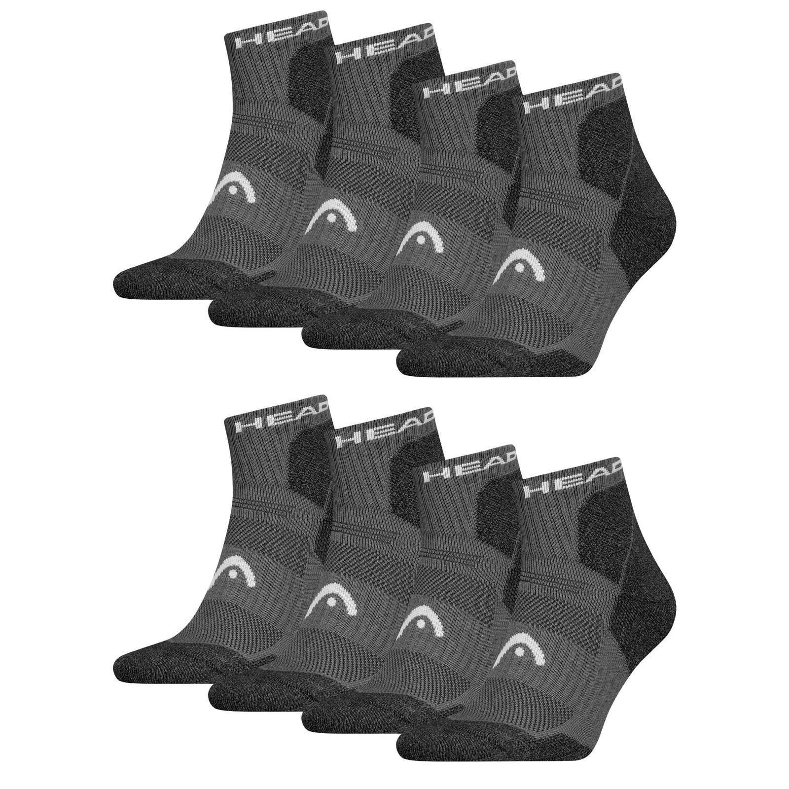 Head Wandersocken Hiking All Climates Quarter Socks (4-Paar) mit Mittelfußstütze