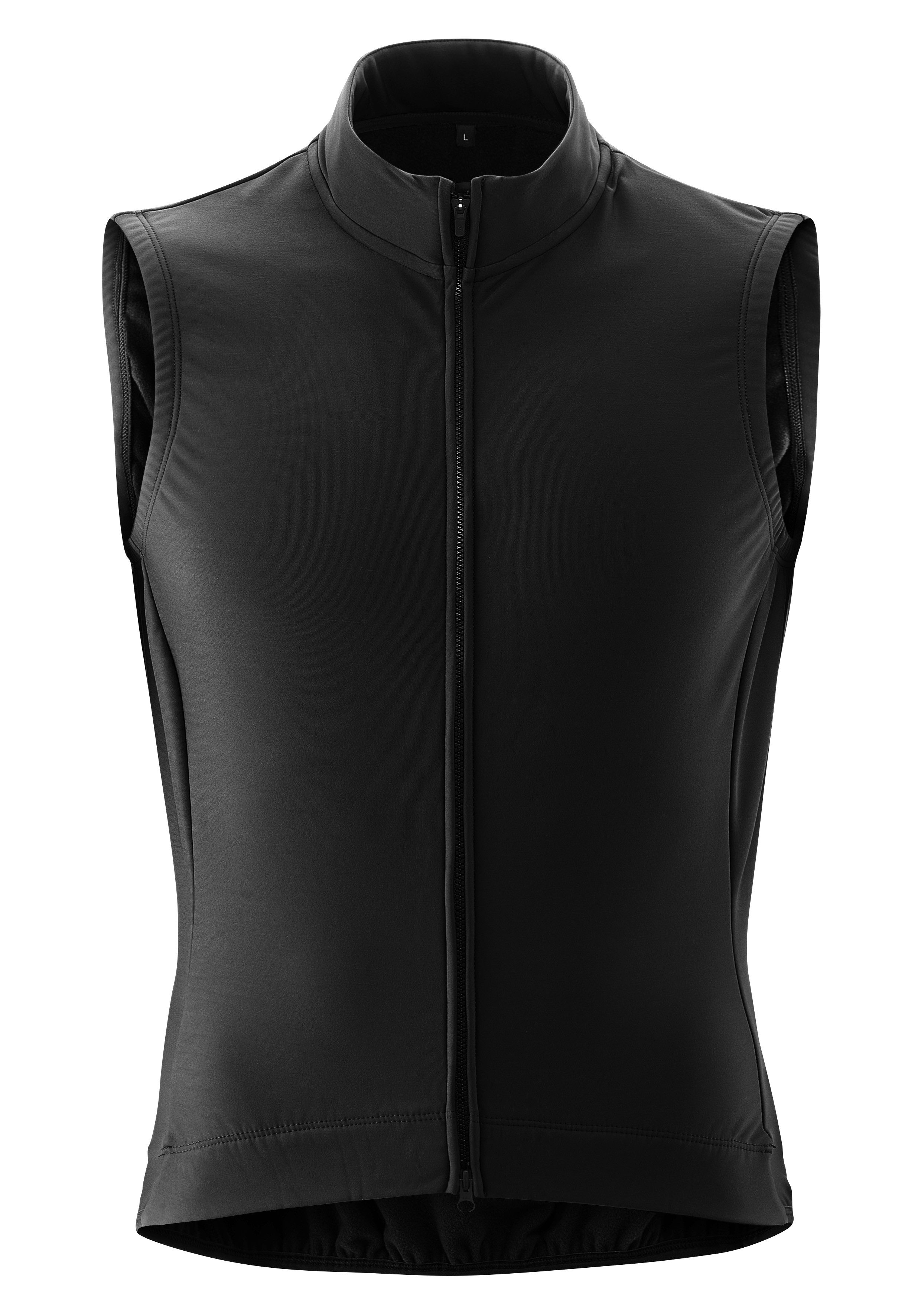 Gonso Funktionsweste Road Vest Therm Herren Weste mit Rückentasche, atmungsaktive Radweste, Tight Fit