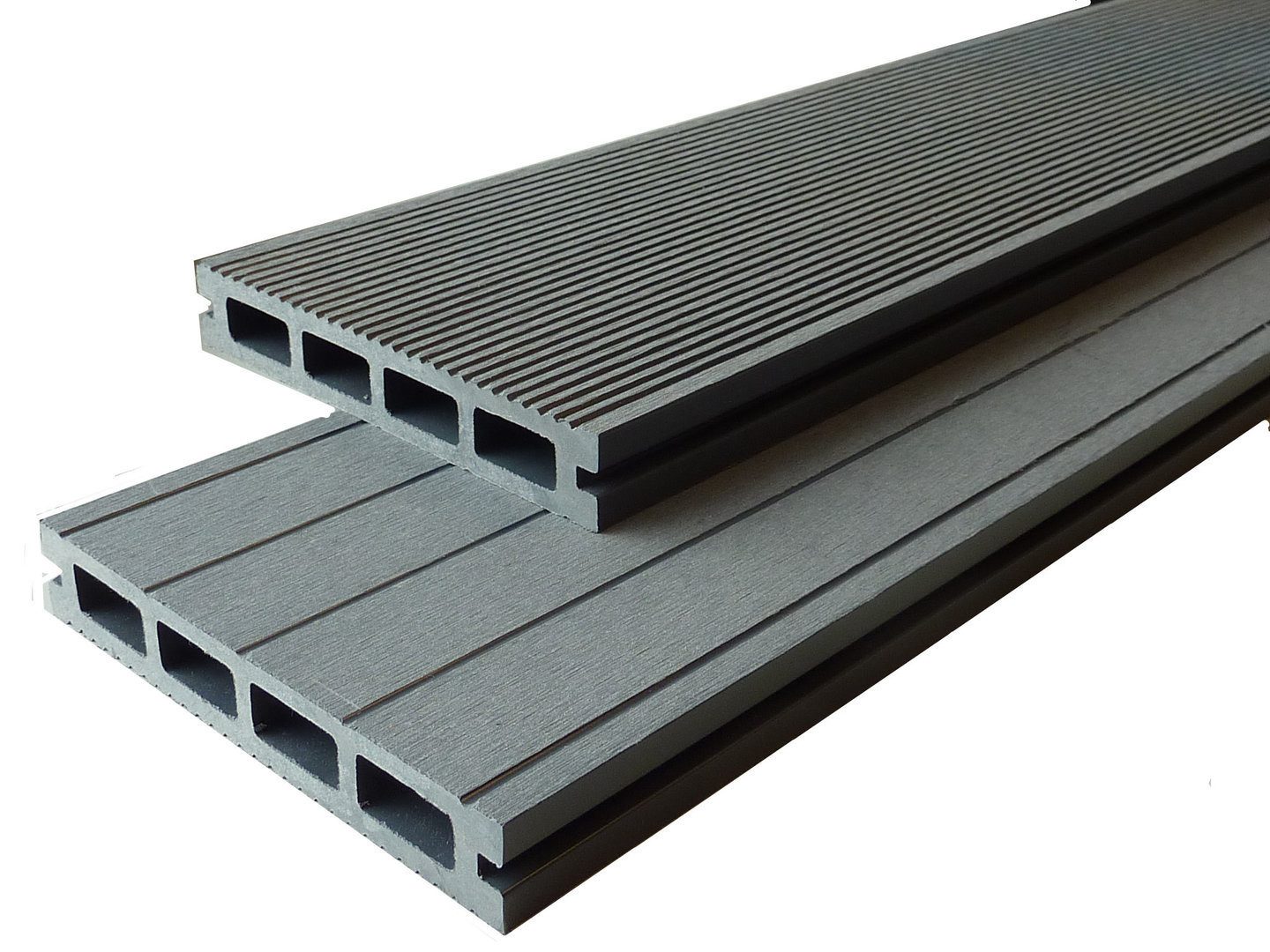 WPC Profi Terrassendielen Terrassendiele Diele Qualität Balkon Terrasse 2200x150x25 mm, (Einzeldiele)