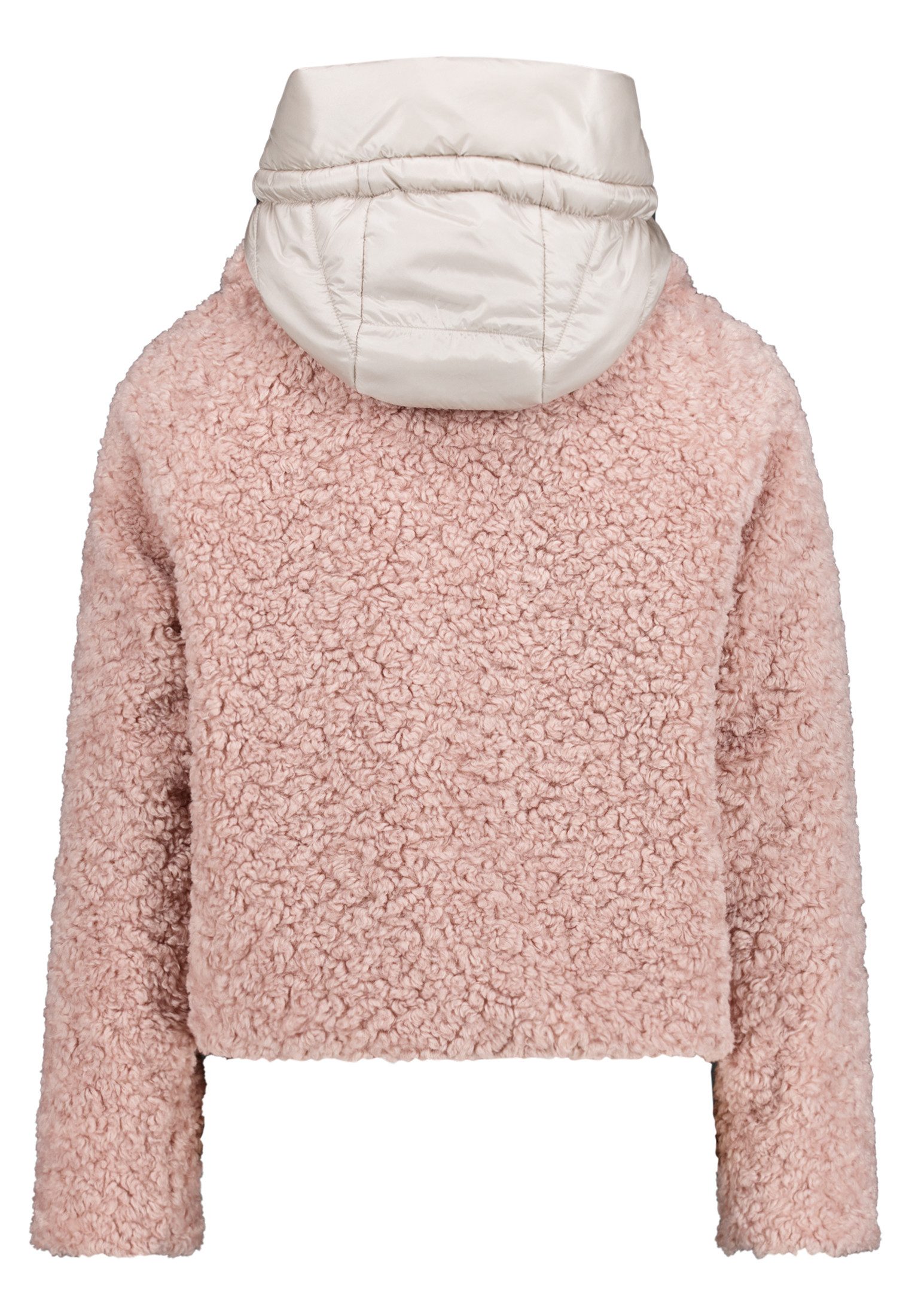 Amber & June Plüschjacke Damen mit abnehmbarem Westenteil