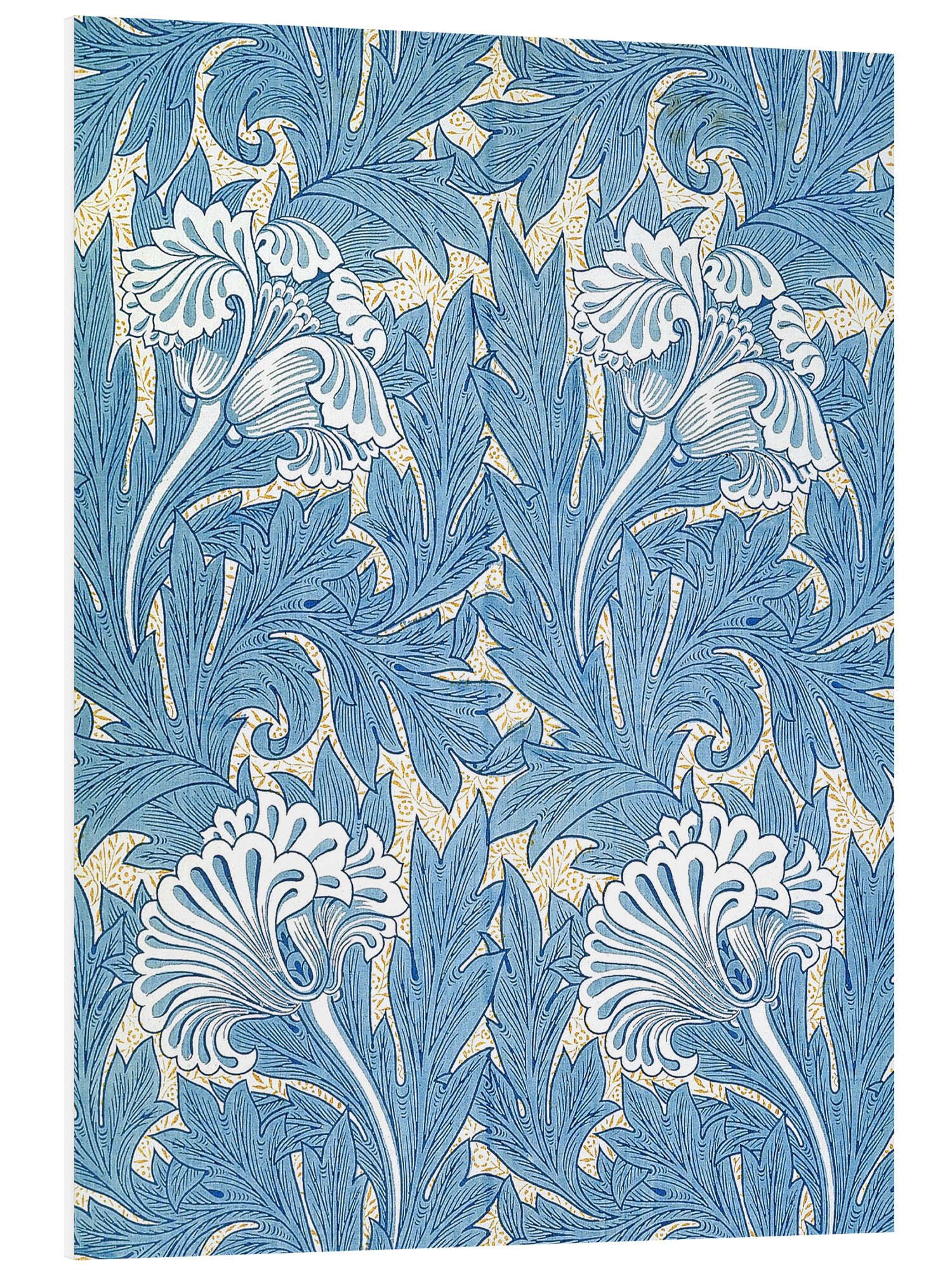 Posterlounge Forex-Bild William Morris, Tulpen, Orientalisches Flair Grafikdesign