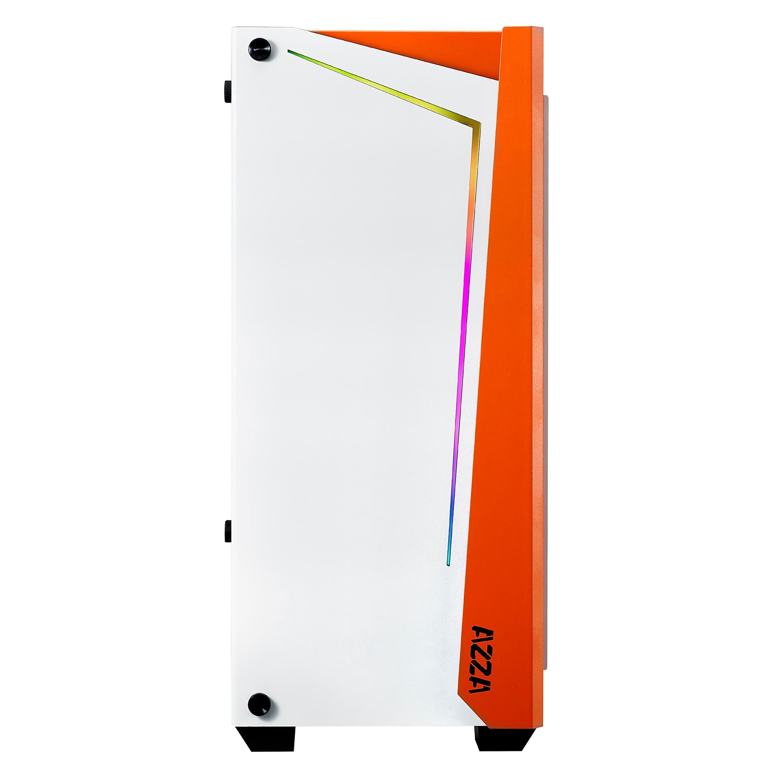 AZZA Gaming-Gehäuse Apollo, Formfaktor: ATX, Tempered Glass, RGB Frontpanel, 1x RGB Lüfter