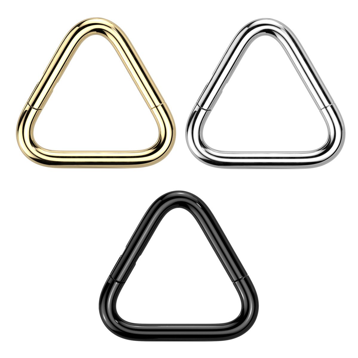 Taffstyle Nasenpiercing Septum Dreieck Segmentring aus günstig online kaufen