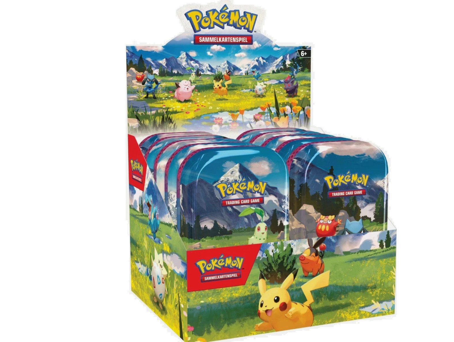 The Pokémon Company Sammelkarte ME02.5 Mini Tin Display Erhabene Helden Deutsch