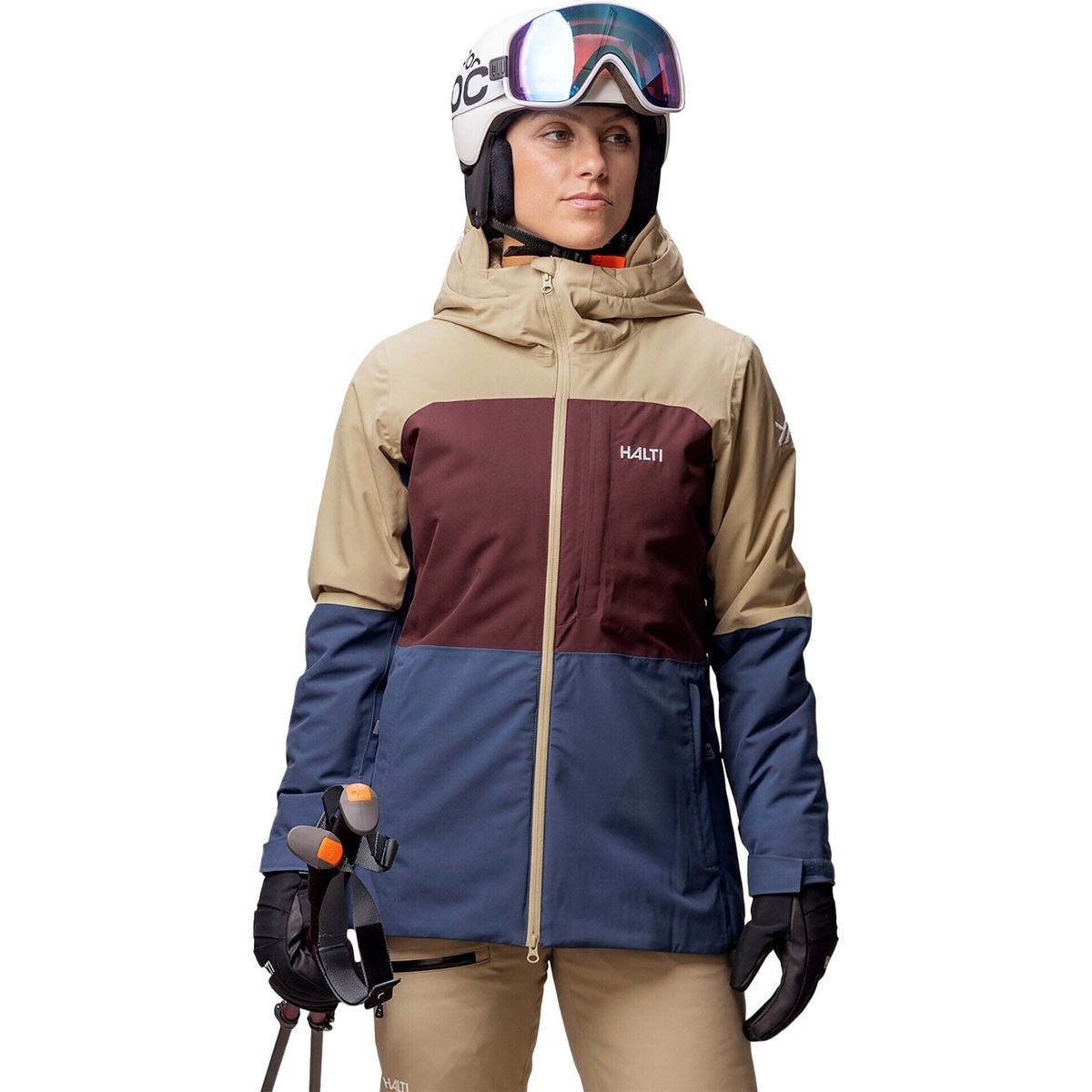 HALTI Skijacke Gracer W DX Ski Jacket Vielseitige Skijacke mit umweltfreundlichem Design, ideal für