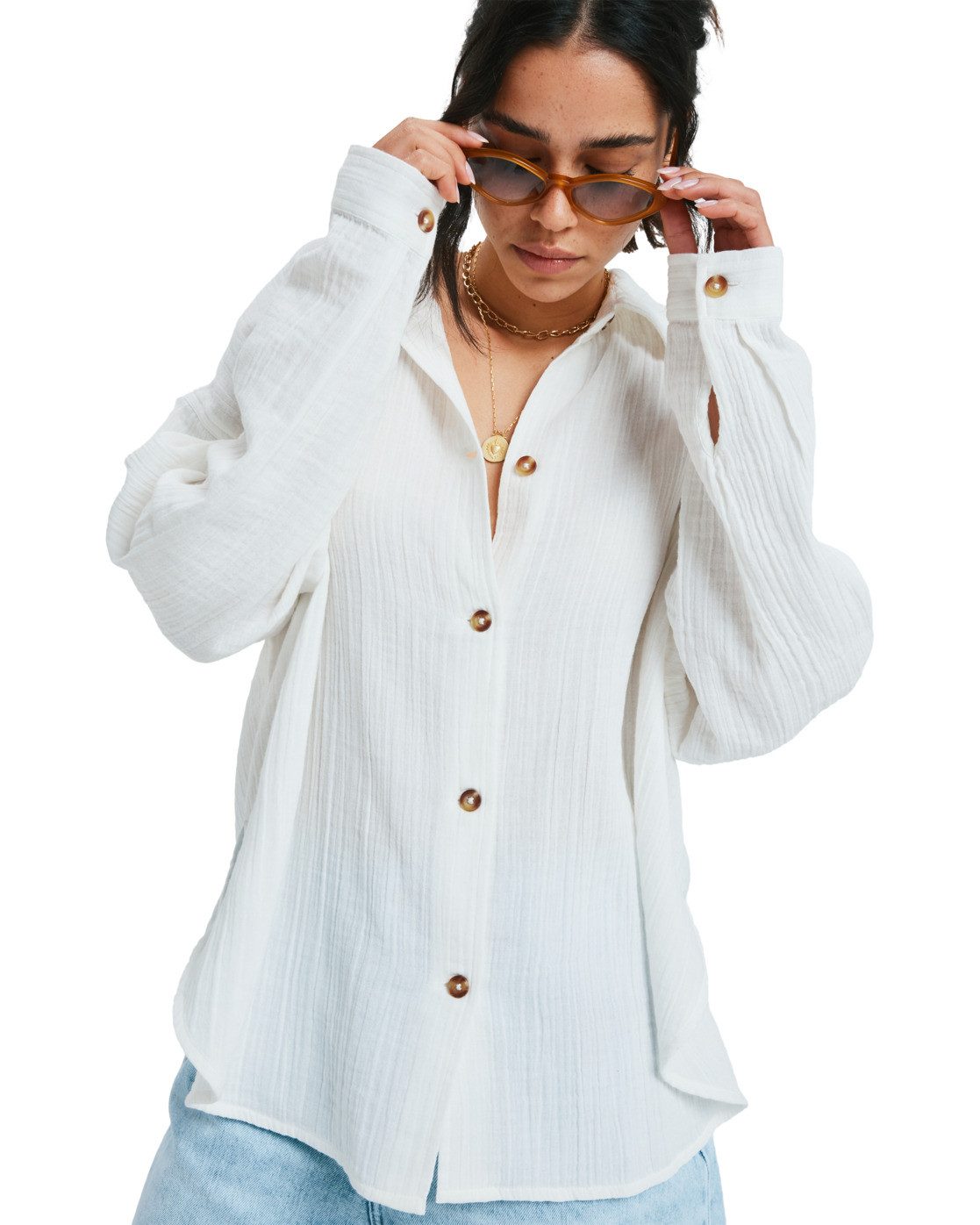 Roxy Langarmhemd Morning Time günstig online kaufen