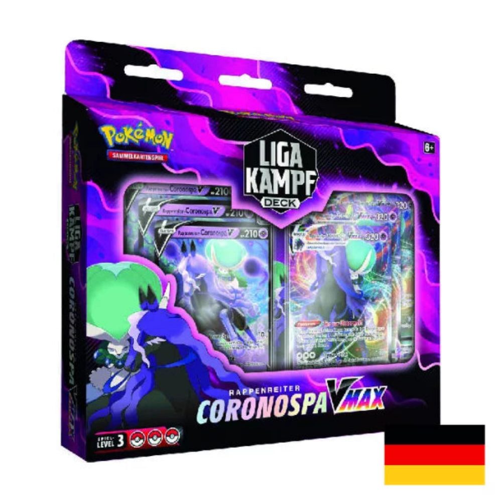 The Pokémon Company International Spiel Pokemon Liga Kampf Deck - Rappenreiter Coronospa VMAX (deutsch)