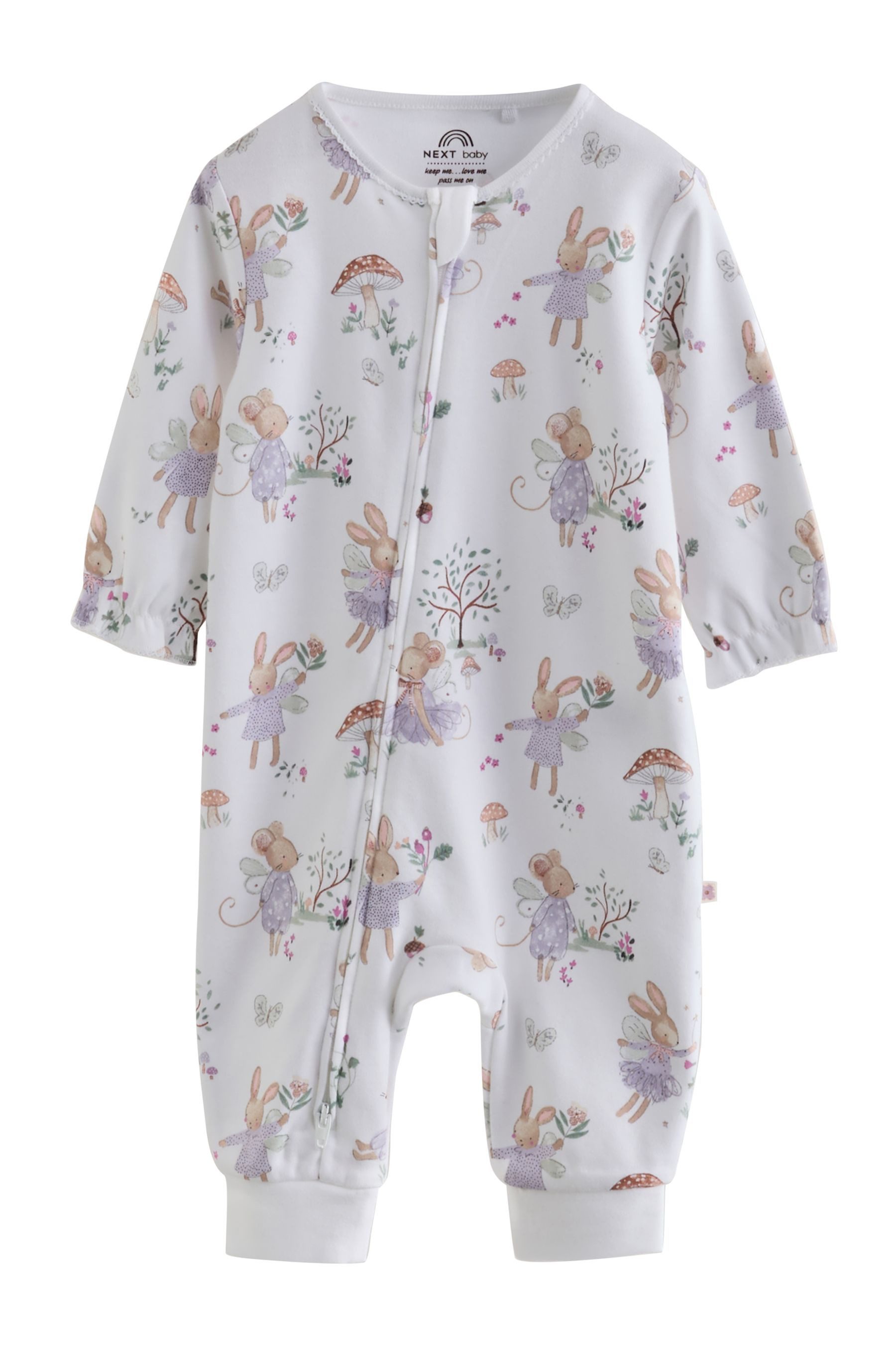 Next Schlafoverall Babyschlafanzüge mit Zweiwege-RV, 4er-Pack (4-tlg)