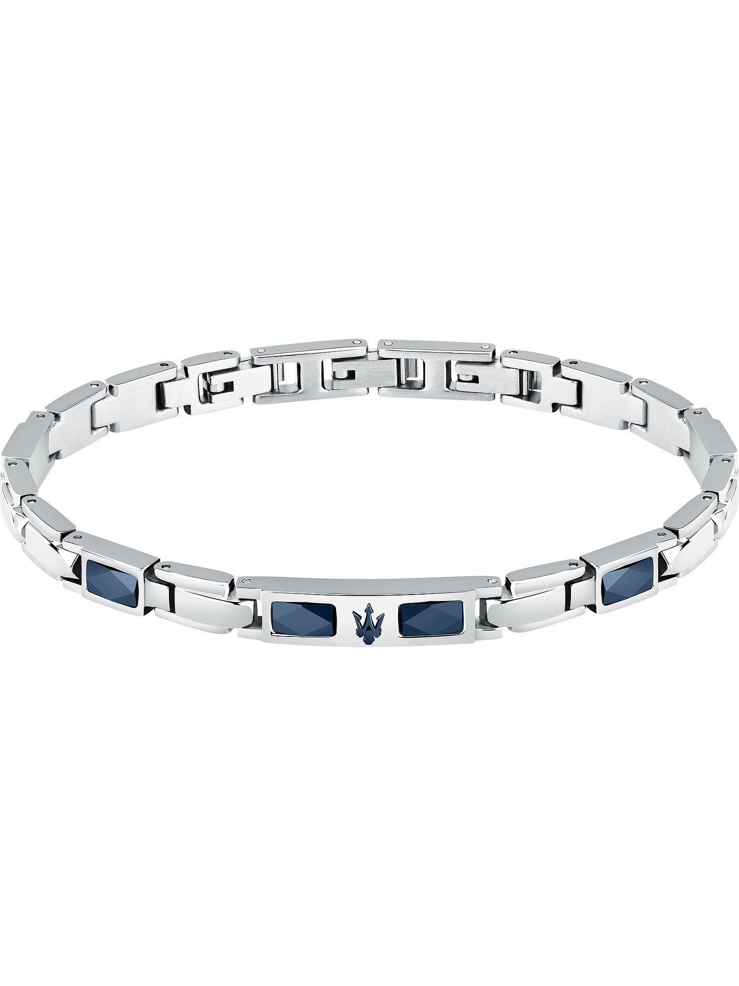 Edelstahlarmband Maserati Herren-Armband Edelstahl, Keramik