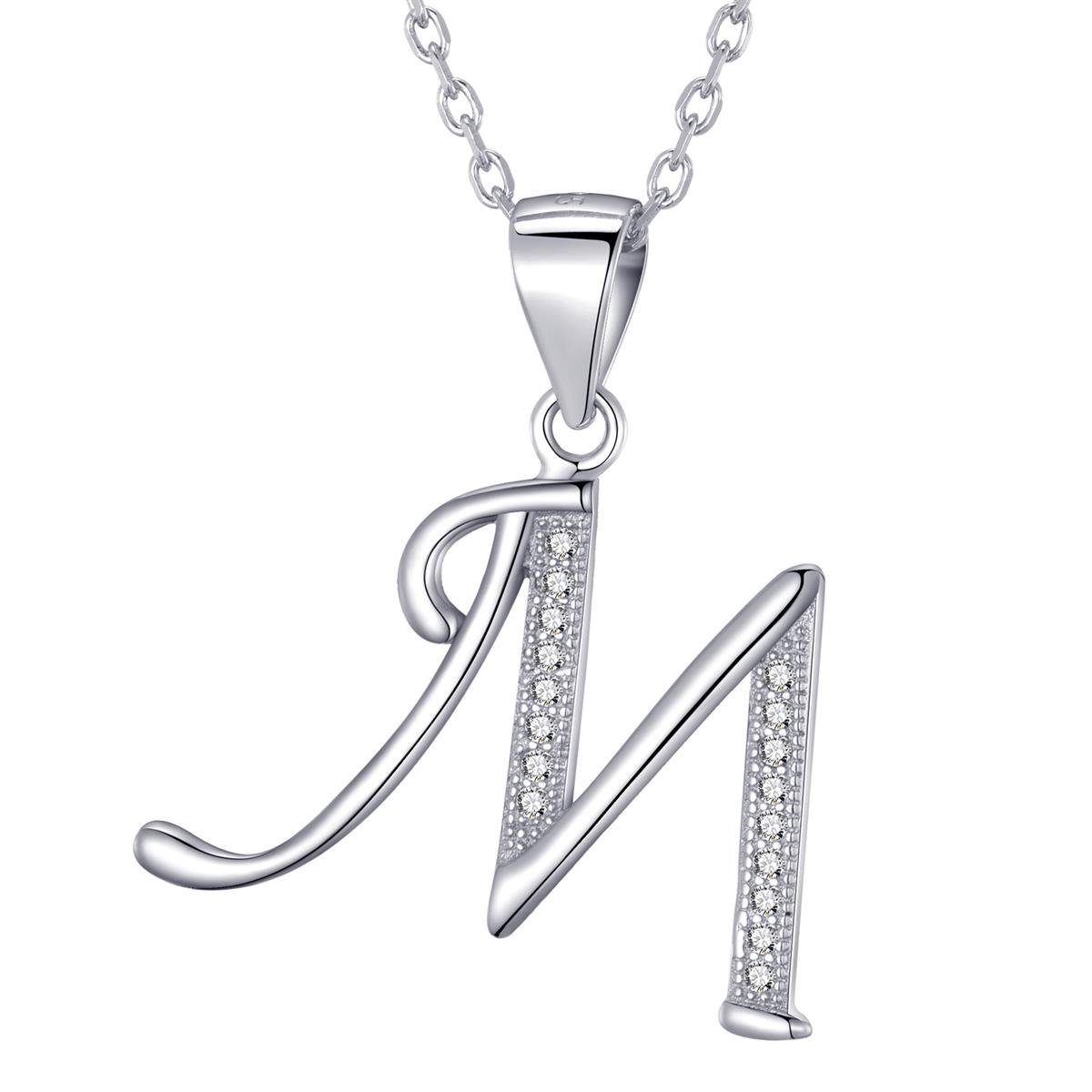Morella Kette mit Anhänger Buchstabenkette Halskette günstig online kaufen