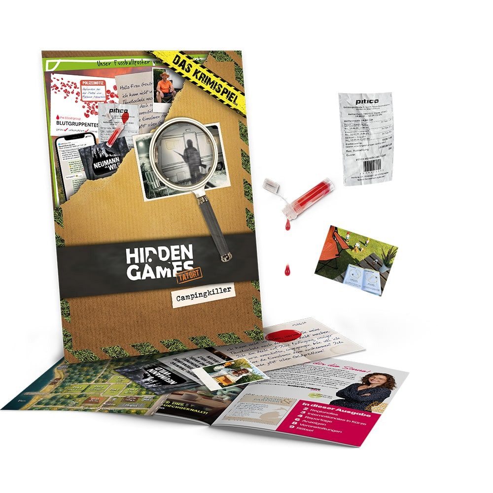 Pegasus Spiele Spiel Hidden Games: Tatort, Der Campingkiller (Fall 12)