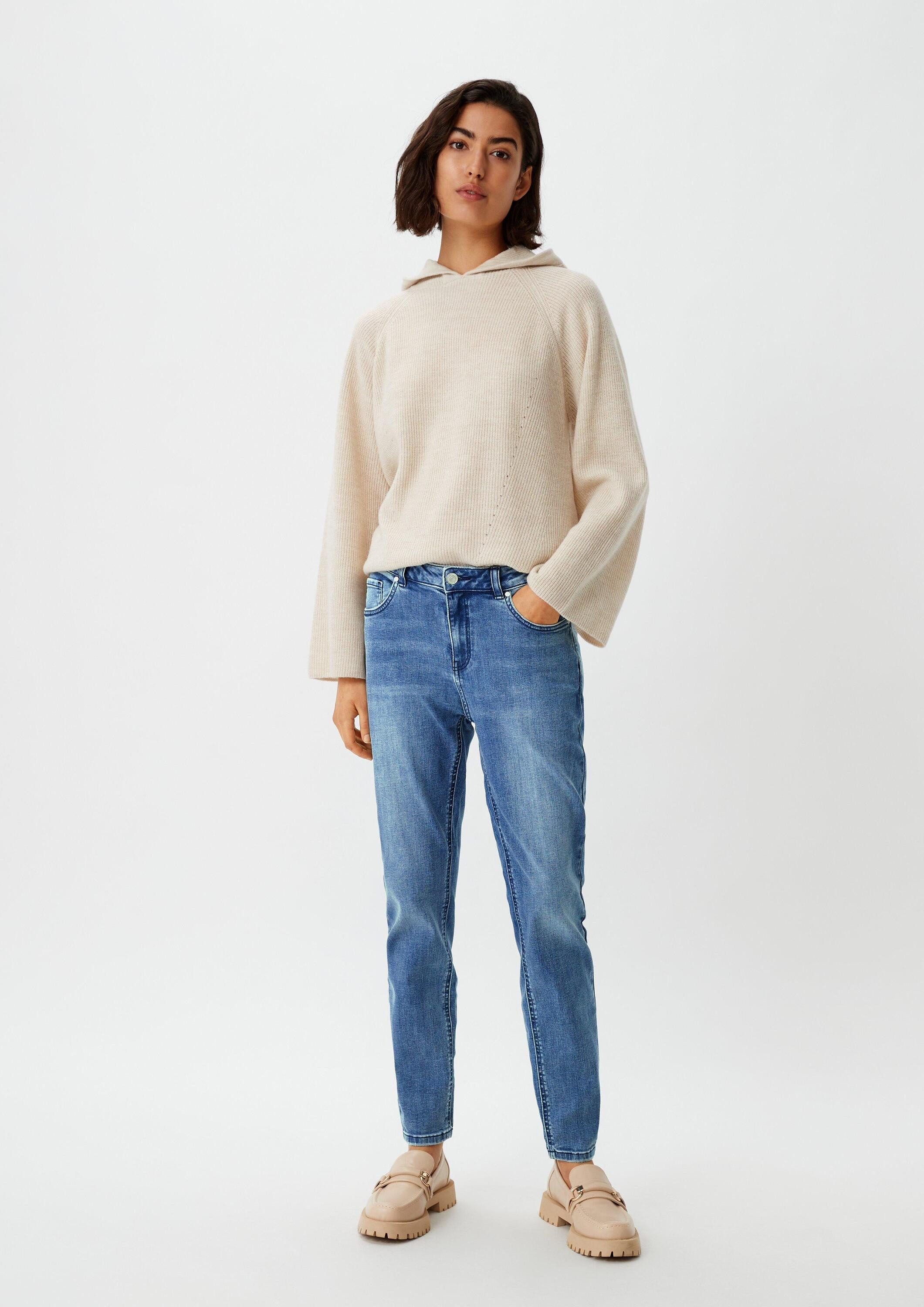 comma Slim-fit-Jeans Джинсы-Hose Regular Fit: Slim leg-Denim mit Wascheffekt