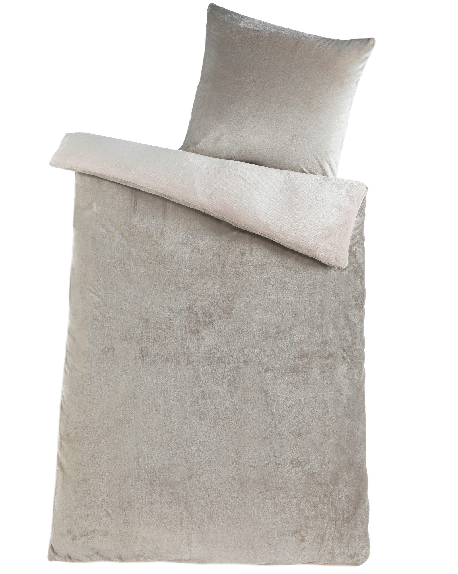 Dreamhome Wendebettwäsche 135x200 + 80x80 cm Cashmere Touch Bettwäsche, atmungsaktiv, Mikrofaser, 2 teilig, Für Allergiker geeignet, pflegeleicht, angenehm weicher Stoff