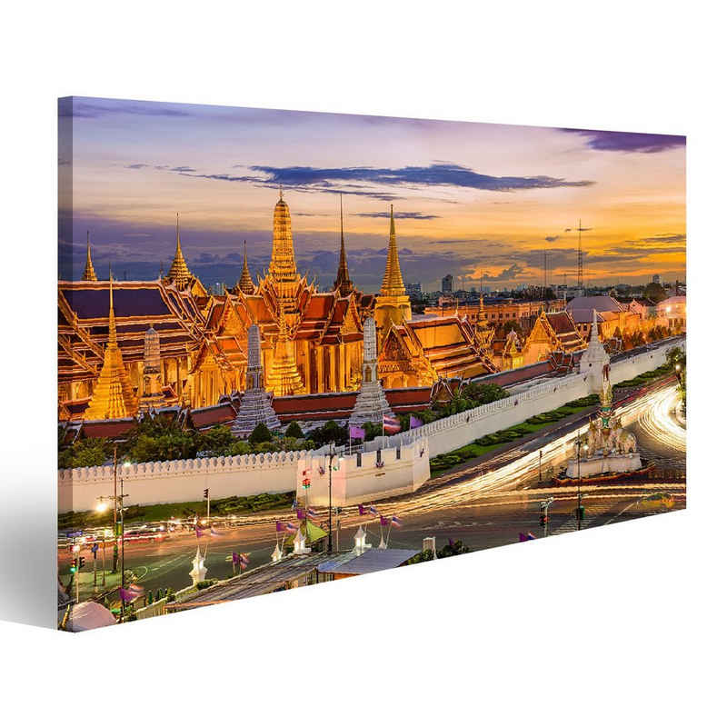 islandburner Leinwandbild Bild auf Leinwand Bangkok Landschaft Thailand Tempel Smaragd Buddha Gr