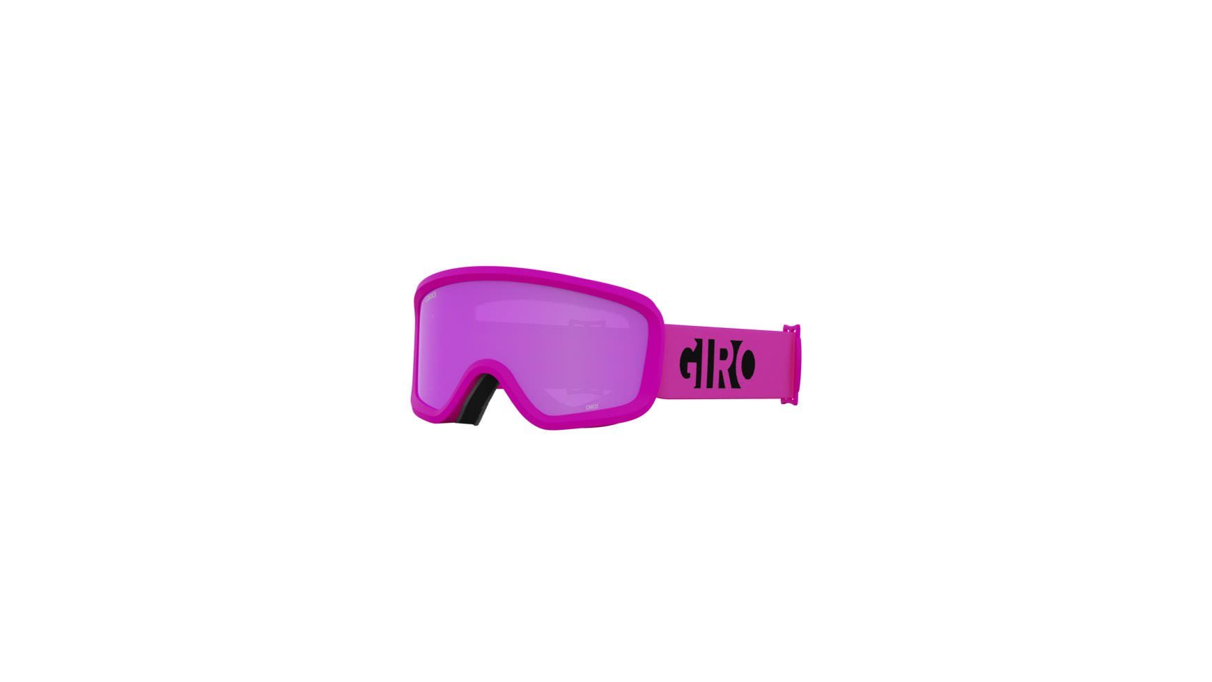 Giro Skibrille Giro Kids Chico 2.0 / Modell 2022 Kinder Pink Black Blocks - Amber Rose